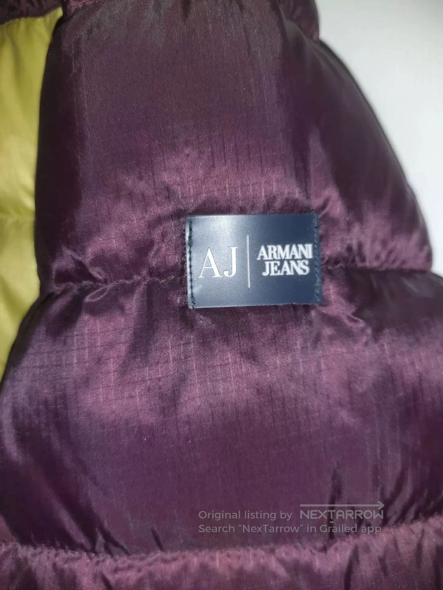Armani Armani Jeans Men's Reversible Down Jacket. Size US M / EU 48-50 / 2 - 5 Thumbnail