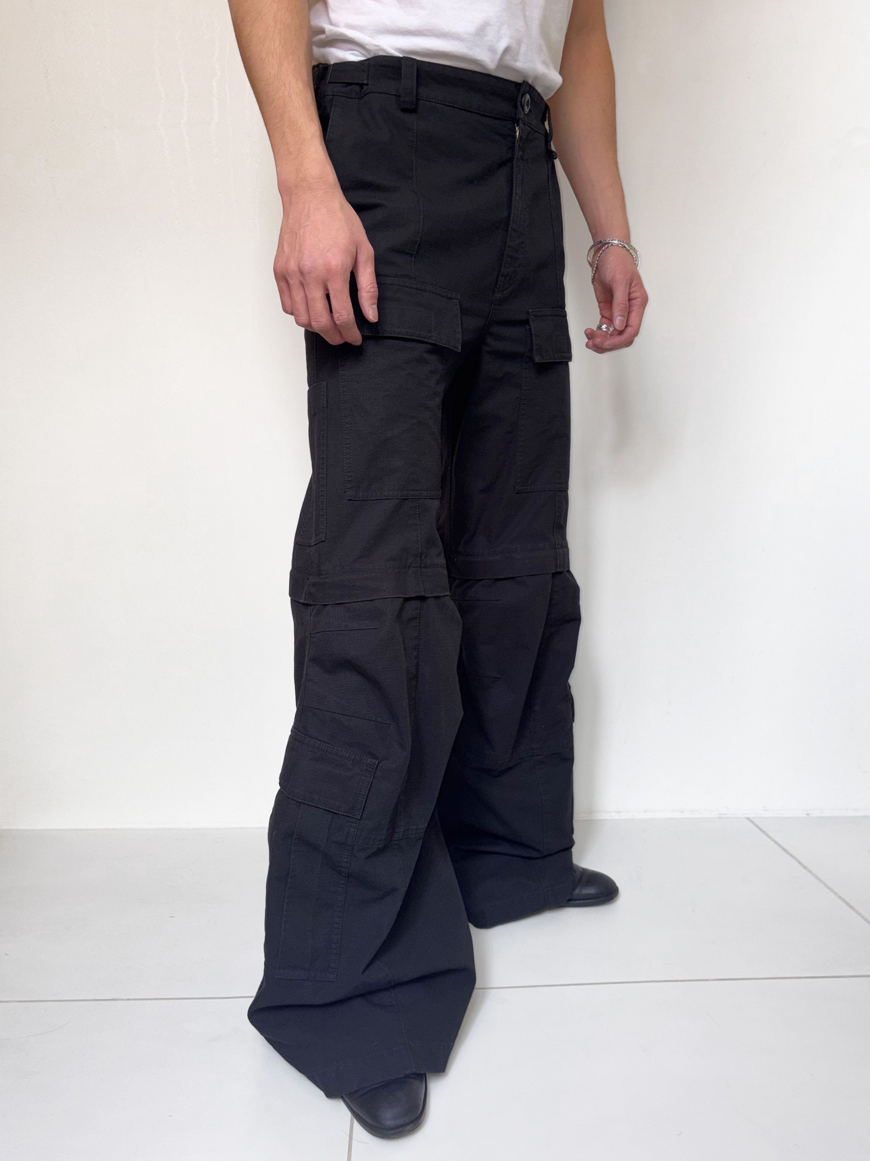 Balenciaga Balenciaga Flared Cargo Pants 1000M Size US 32 / EU 48 - 2 Thumbnail