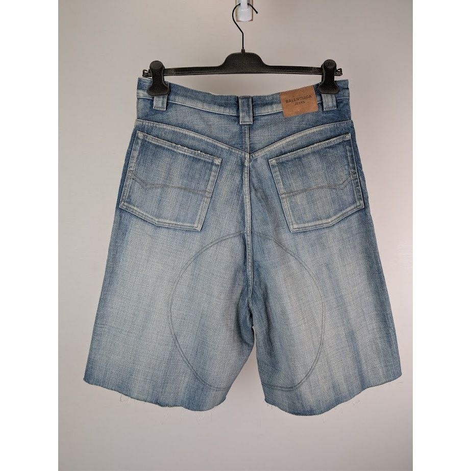 Balenciaga o1rshd1 Denim Shorts in Blue Size US 32 / EU 48 - 11 Thumbnail