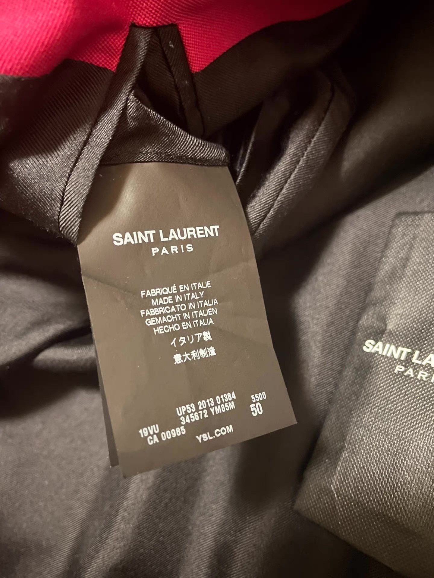 Saint Laurent Paris Pink Lightweight Jacket Size US M / EU 48-50 / 2 - 1 Thumbnail