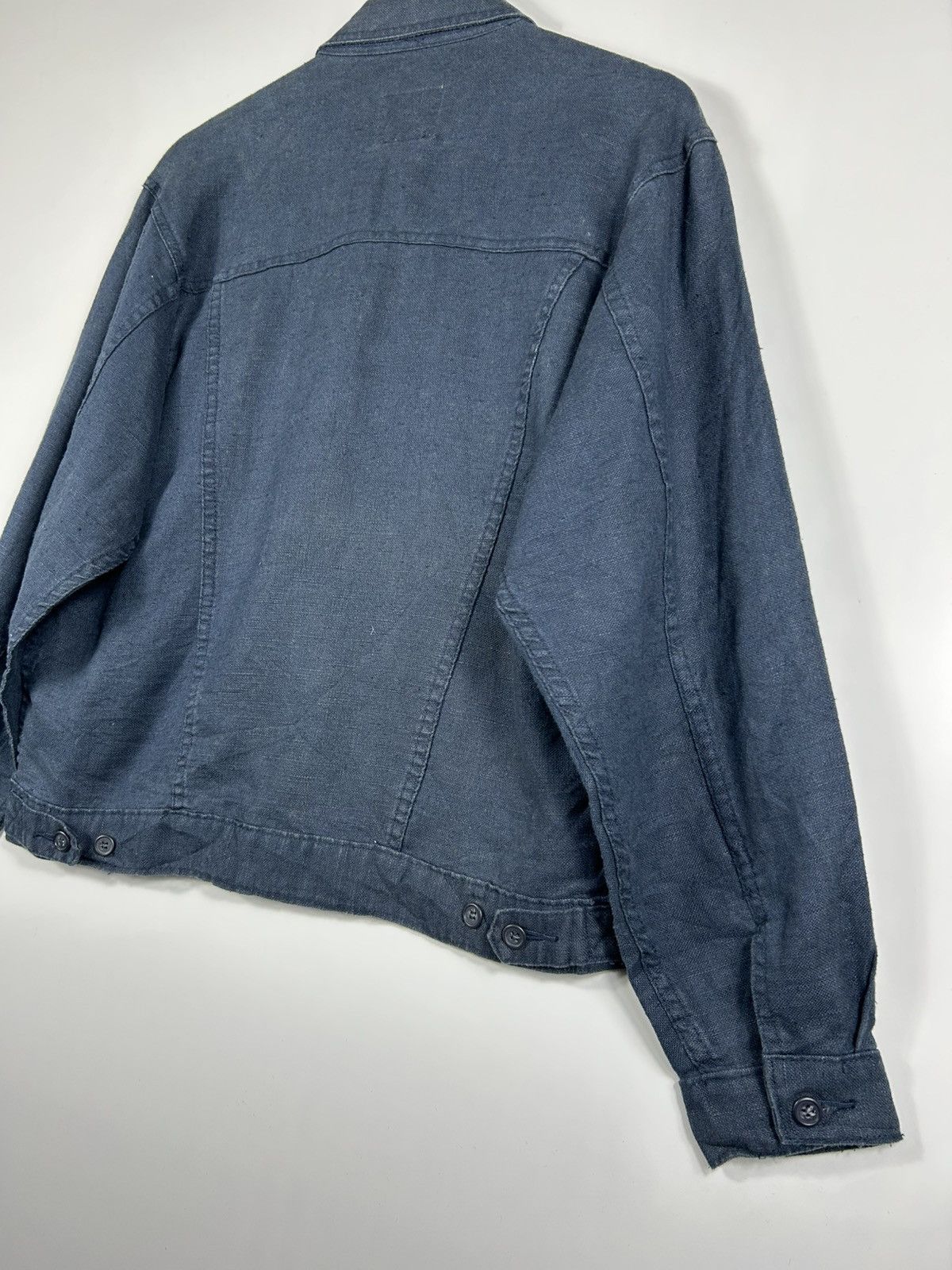 Uniqlo ⚡️Vintage Uniqlo Denim Button Chore Shirt Jacket Size US M / EU 48-50 / 2 - 15 Thumbnail