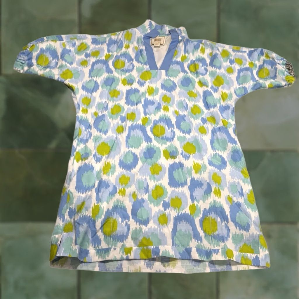 Vintage Emily McCarthy Poppy Dress Cheetah Ikat Dress XS Womens Cheetah Ikat N/A Size XS / US 0-2 / IT 36-38 - 1 Thumbnail