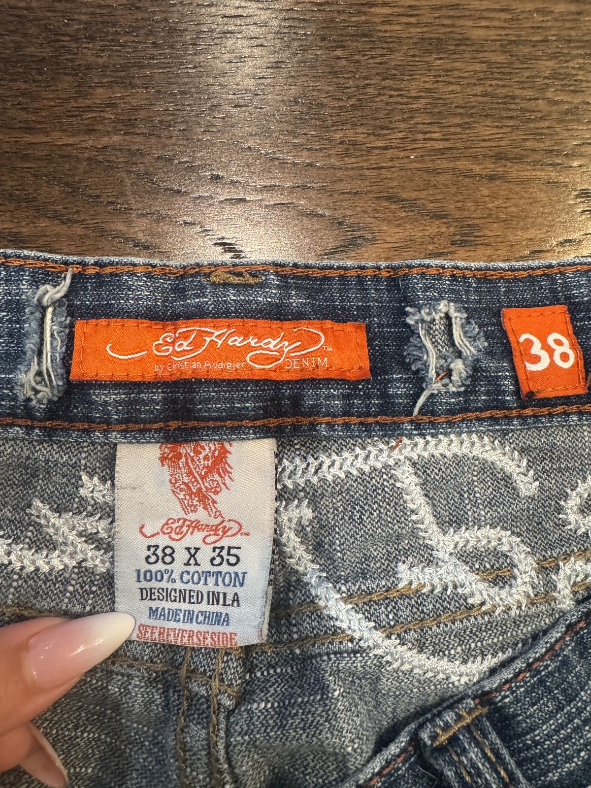 Ed Hardy Vintage Edhardy jeans Size US 37 - 5 Thumbnail