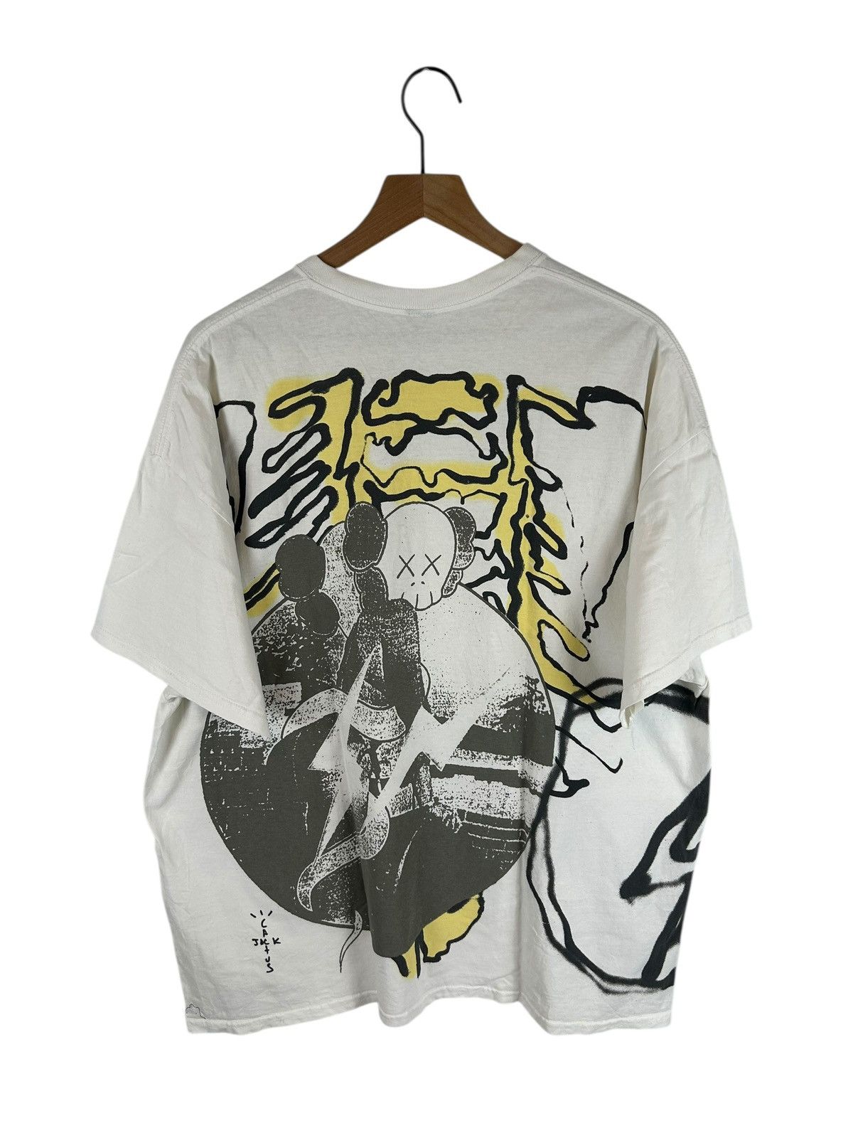 Fragment Design × Kaws × Travis Scott SS21 Travis Scott Cactus Jack + Kaws For Fragment Tee Size US XL / EU 56 / 4 - 3 Thumbnail