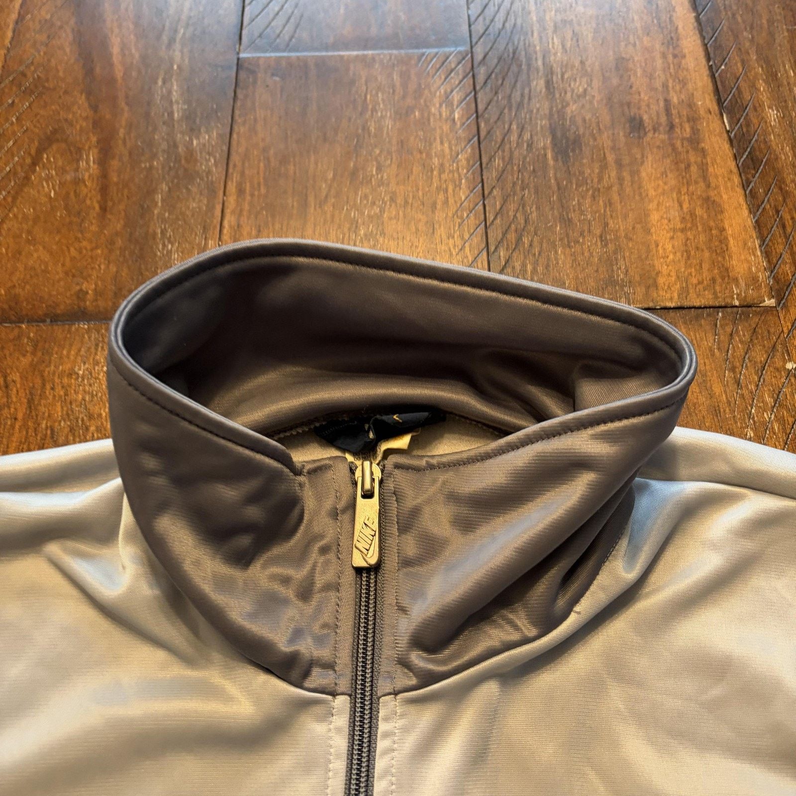 Nike Vtg Nike Track Jacket Mens L Full Zip Made Japan 80s Size US L / EU 52-54 / 3 - 7 Thumbnail