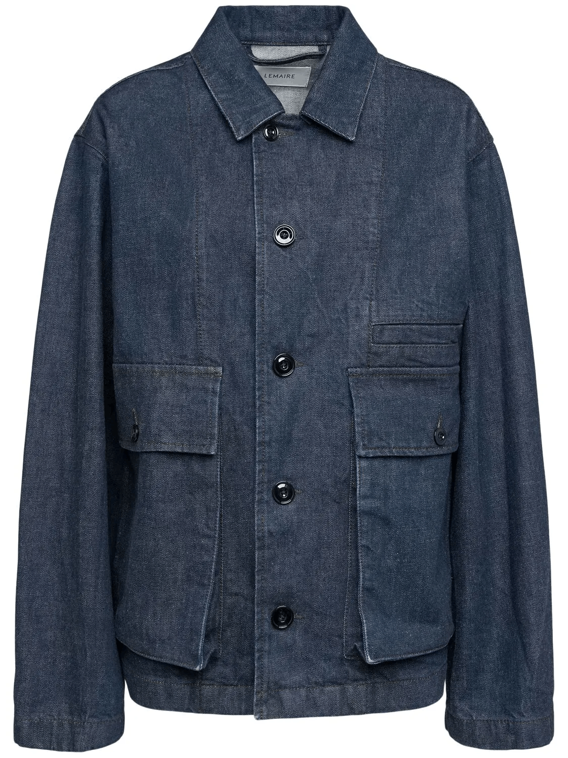 Lemaire LEMAIRE $990 Blue Denim Jacket New & Authentic Size ONE SIZE - 3 Thumbnail