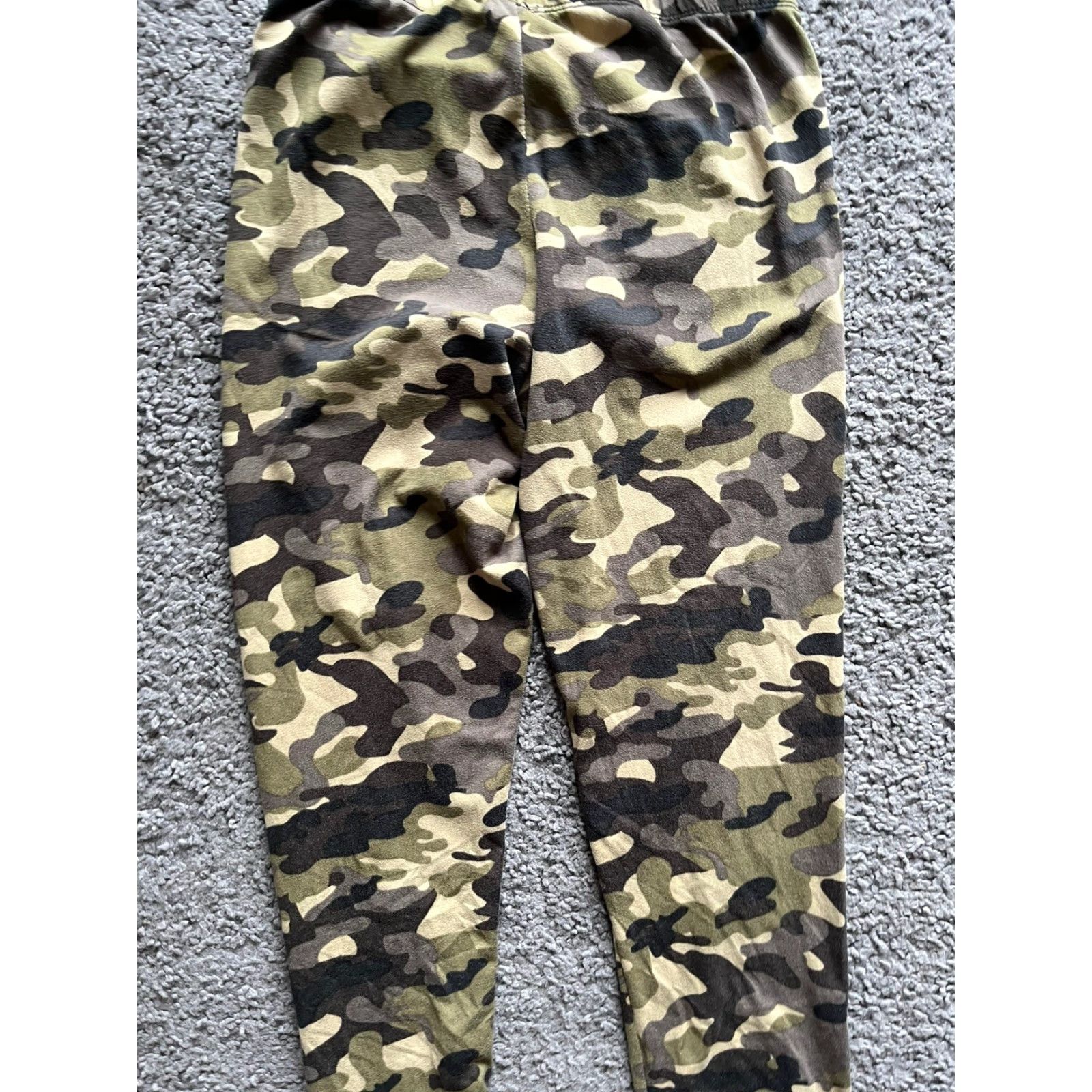 Vintage Aéropostale Leggings Small Khaki Camouflage Size 28" / US 6 / IT 42 - 4 Thumbnail