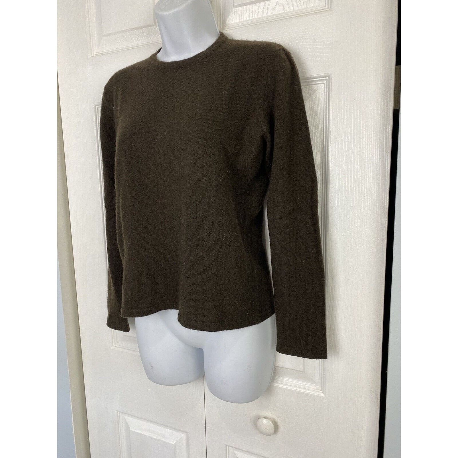 Giorgio Armani VTG Giorgio Armani A Milano 21 Brown Soft Sweater Sz 40 READ Size ONE SIZE - 2 Thumbnail