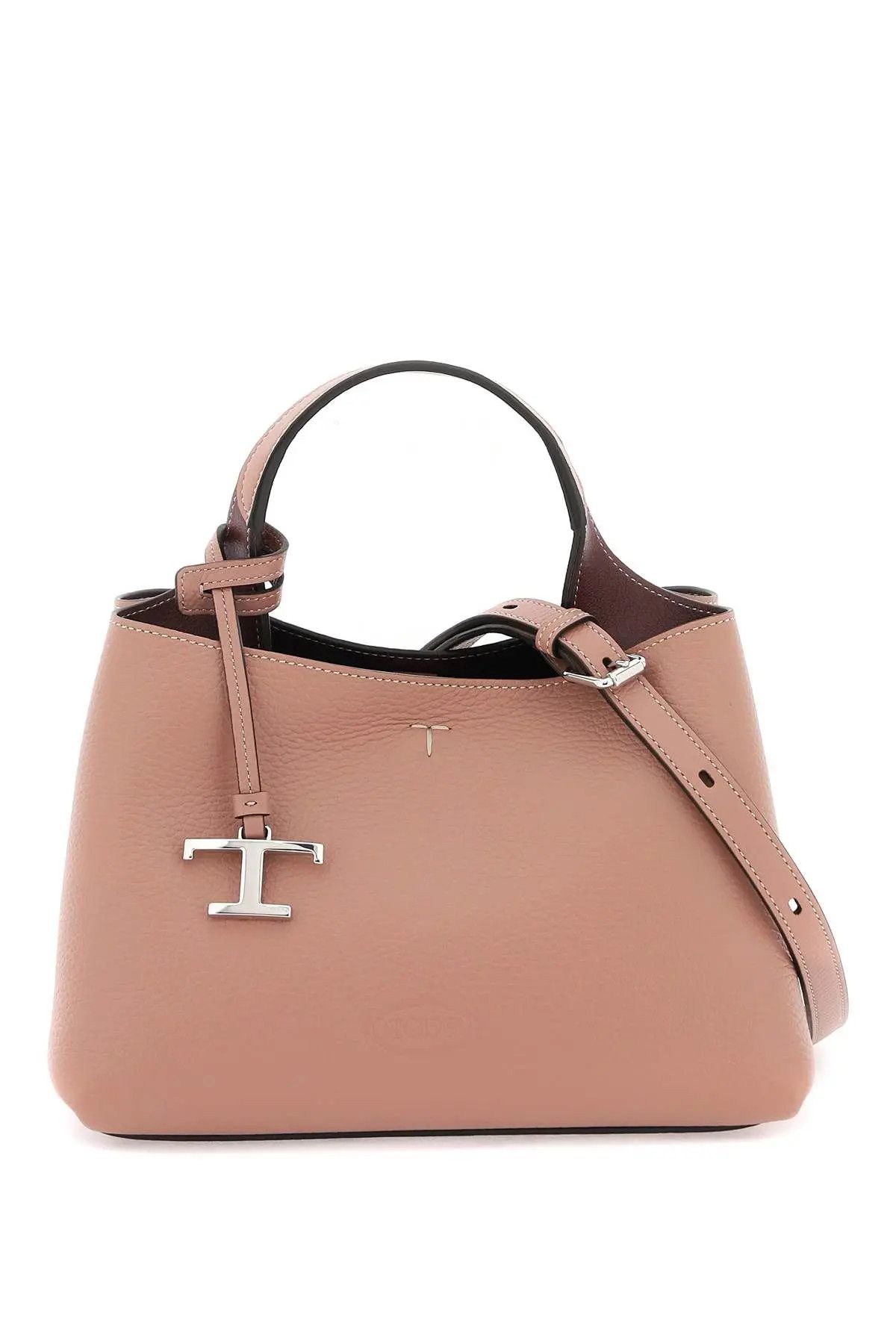 image of Tods O1S22I1N1223 Leather Handbag In Pink, Women's
