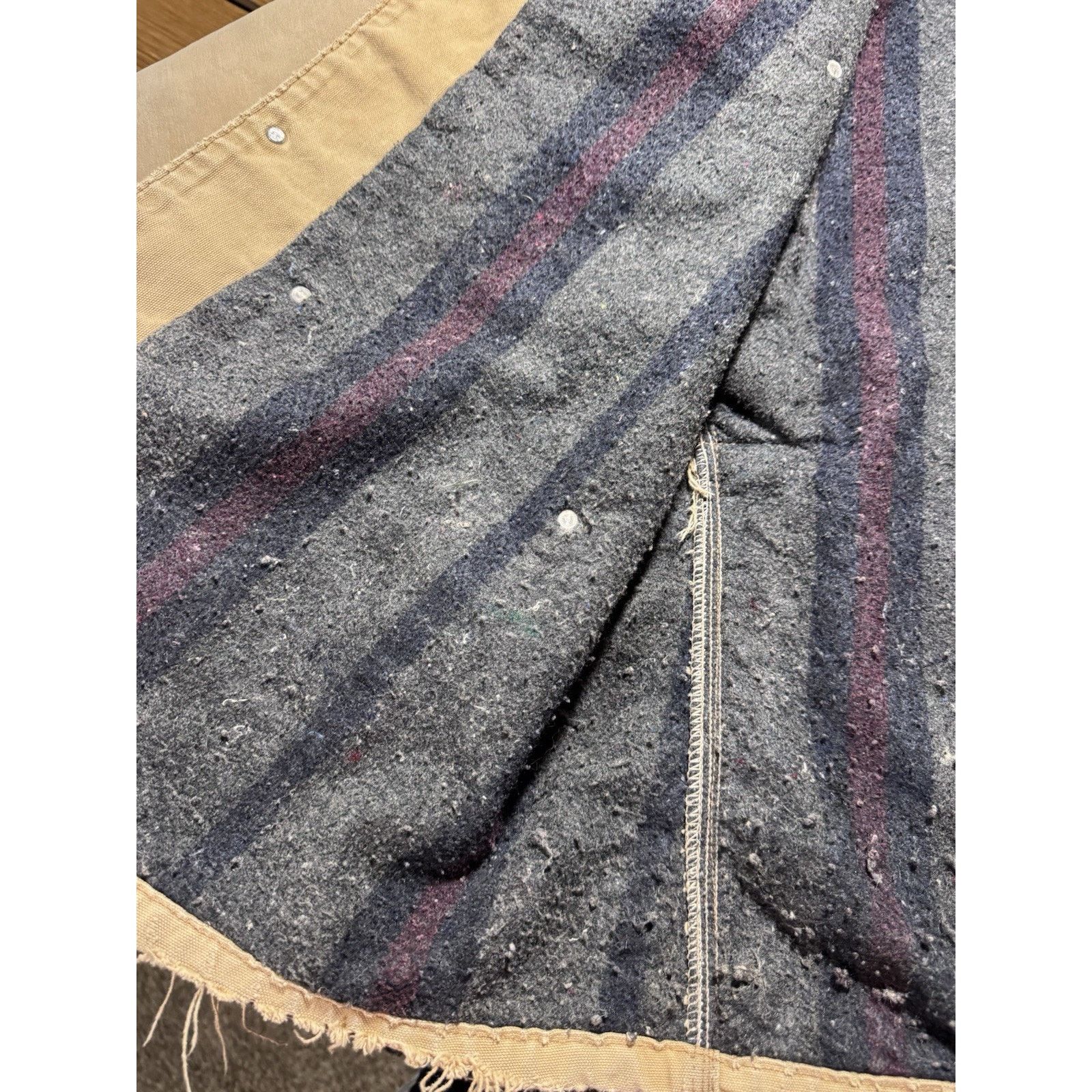 Carhartt Vintage 90’s Carhartt Chore Jacket XL Blanket Lined TAN Size US XL / EU 56 / 4 - 18 Thumbnail