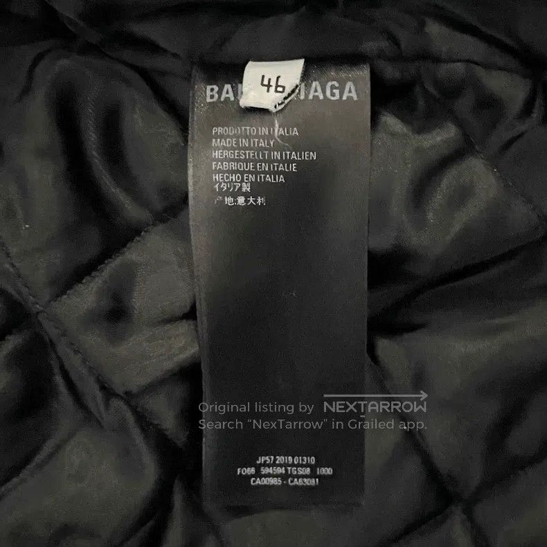 Balenciaga Balenciaga Biker Leather Jacket in Cowhide Size US S / EU 44-46 / 1 - 4 Thumbnail