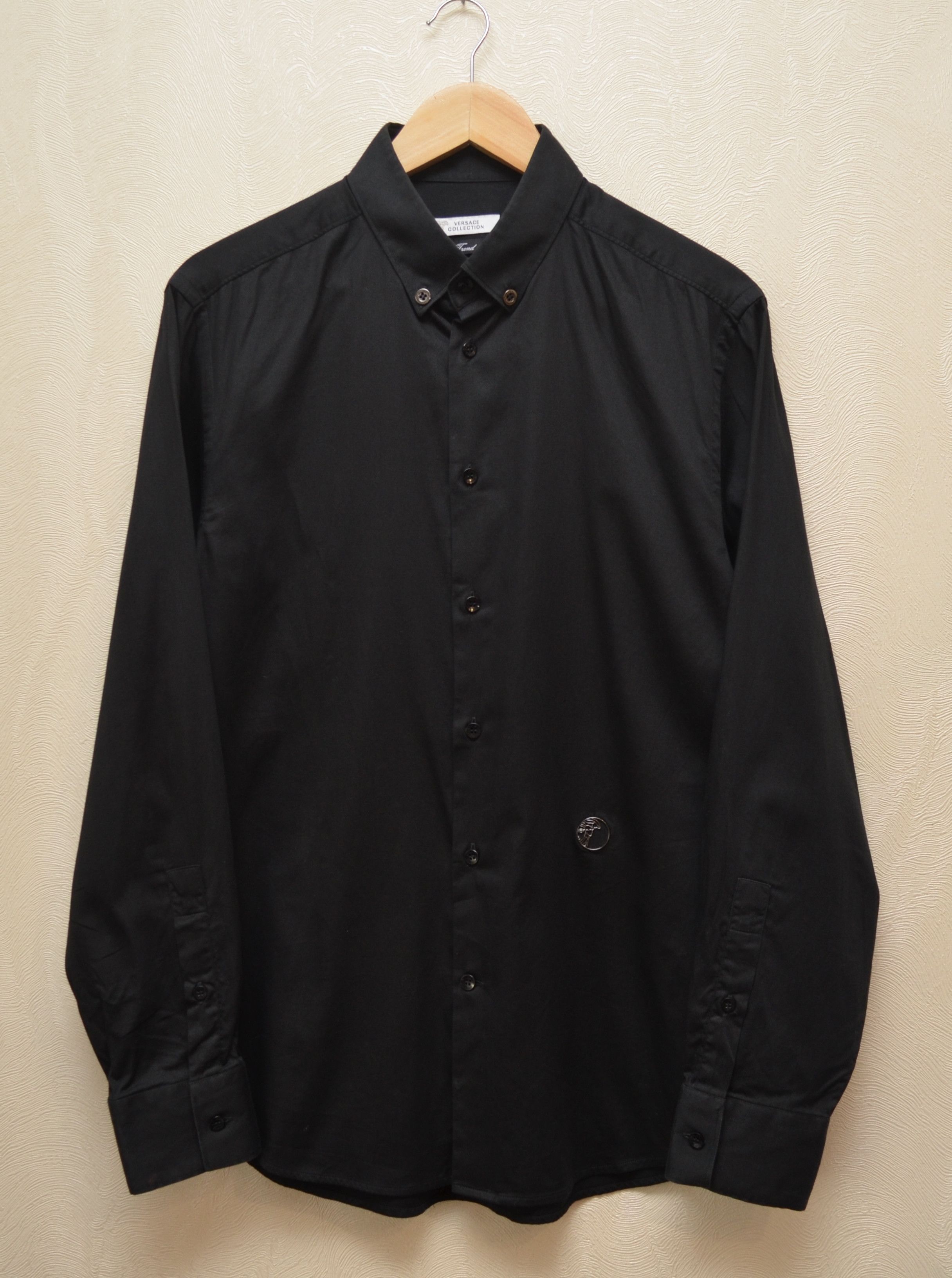 Designer × Versace Versace Trend Gianni Versace Metal Logo Shirt Size M Size US M / EU 48-50 / 2 - 1 Thumbnail