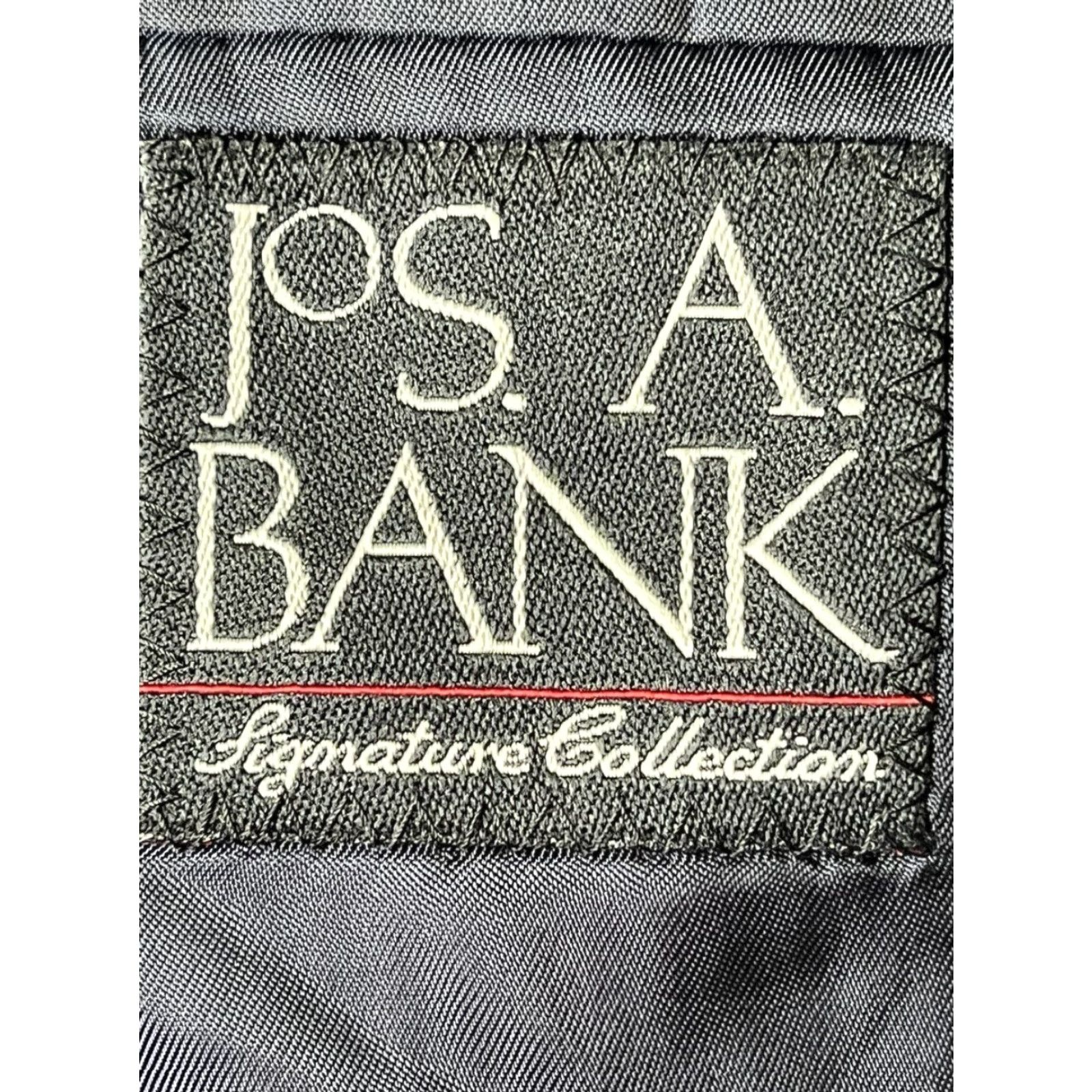 Joseph Abboud Joseph Abboud Mens Blazer 46R Navy Blue Wool Plaid Two Button Sport Size 46R - 5 Thumbnail