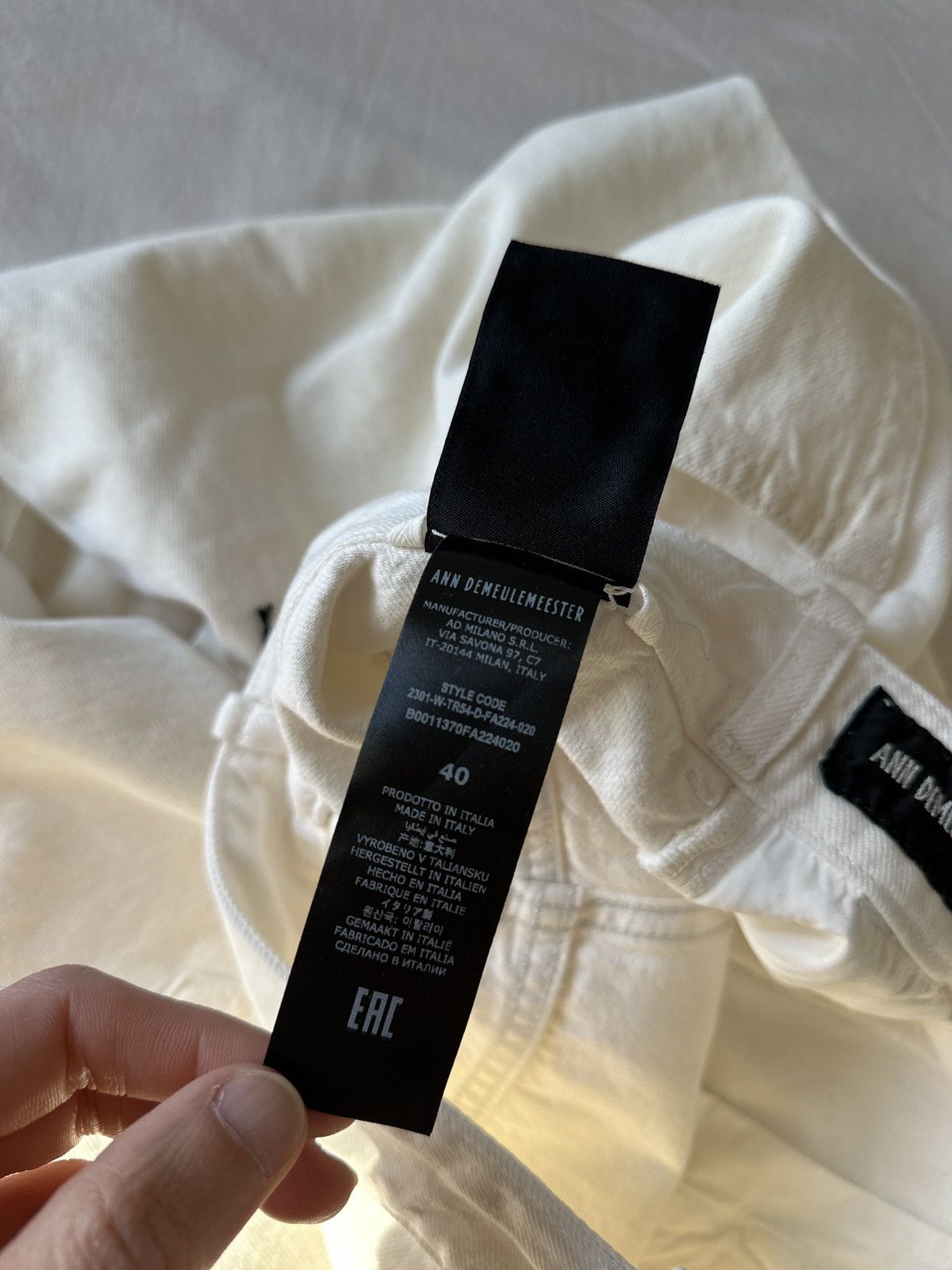 Ann Demeulemeester Ann Demeulemeester Claire High Waist Pants Size 27" / US 4 / IT 40 - 10 Thumbnail