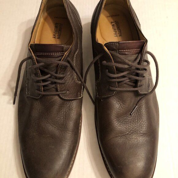 Johnston & Murphy JOHNSTON & MURPHY MEN'S LEATHER DRESS SHOES SIZE: 12 M Size US 12 / EU 45 - 11 Thumbnail