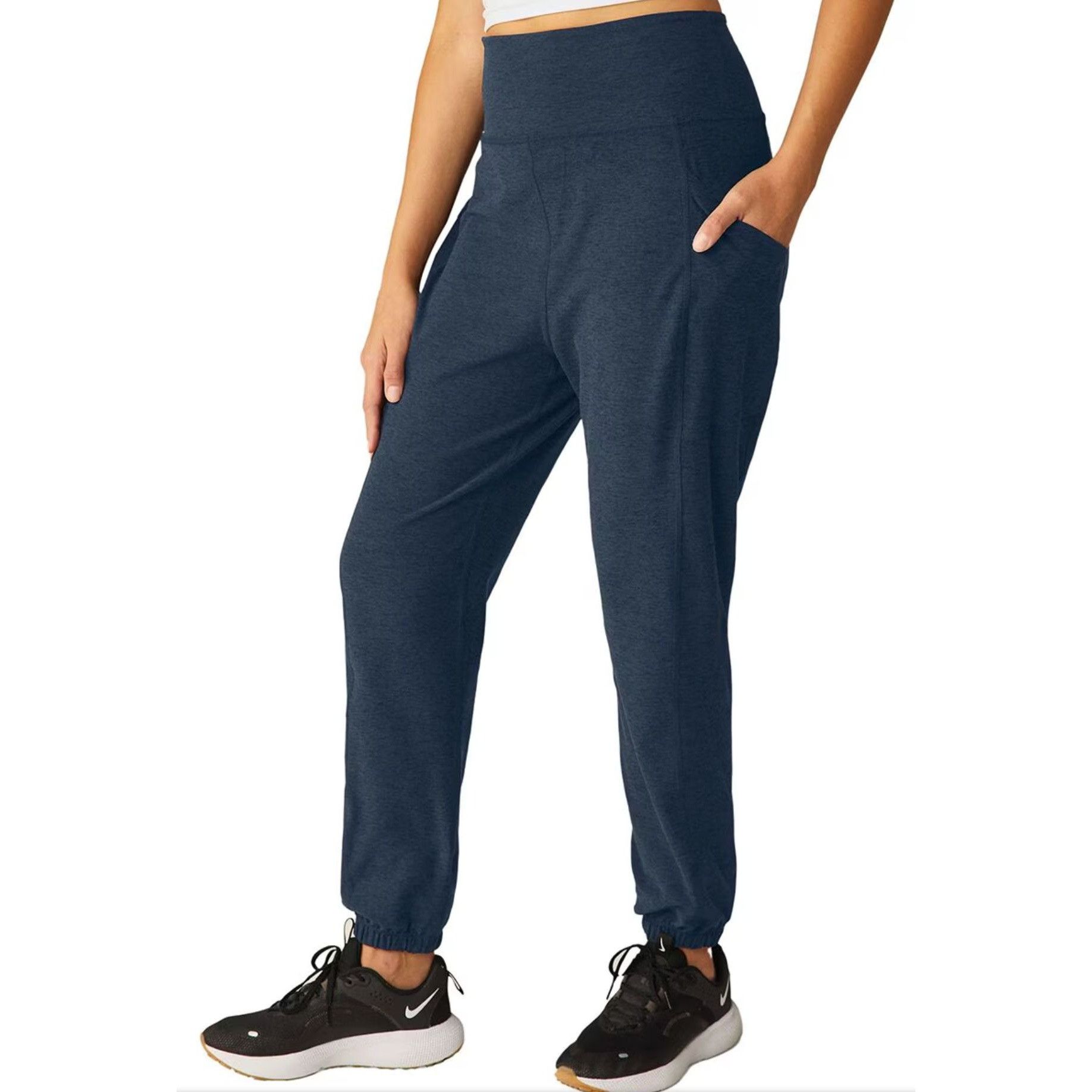 Beyond Yoga Beyond Yoga Navy City Midi Jogger Pants Size 27" / US 4 / IT 40 - 1 Thumbnail