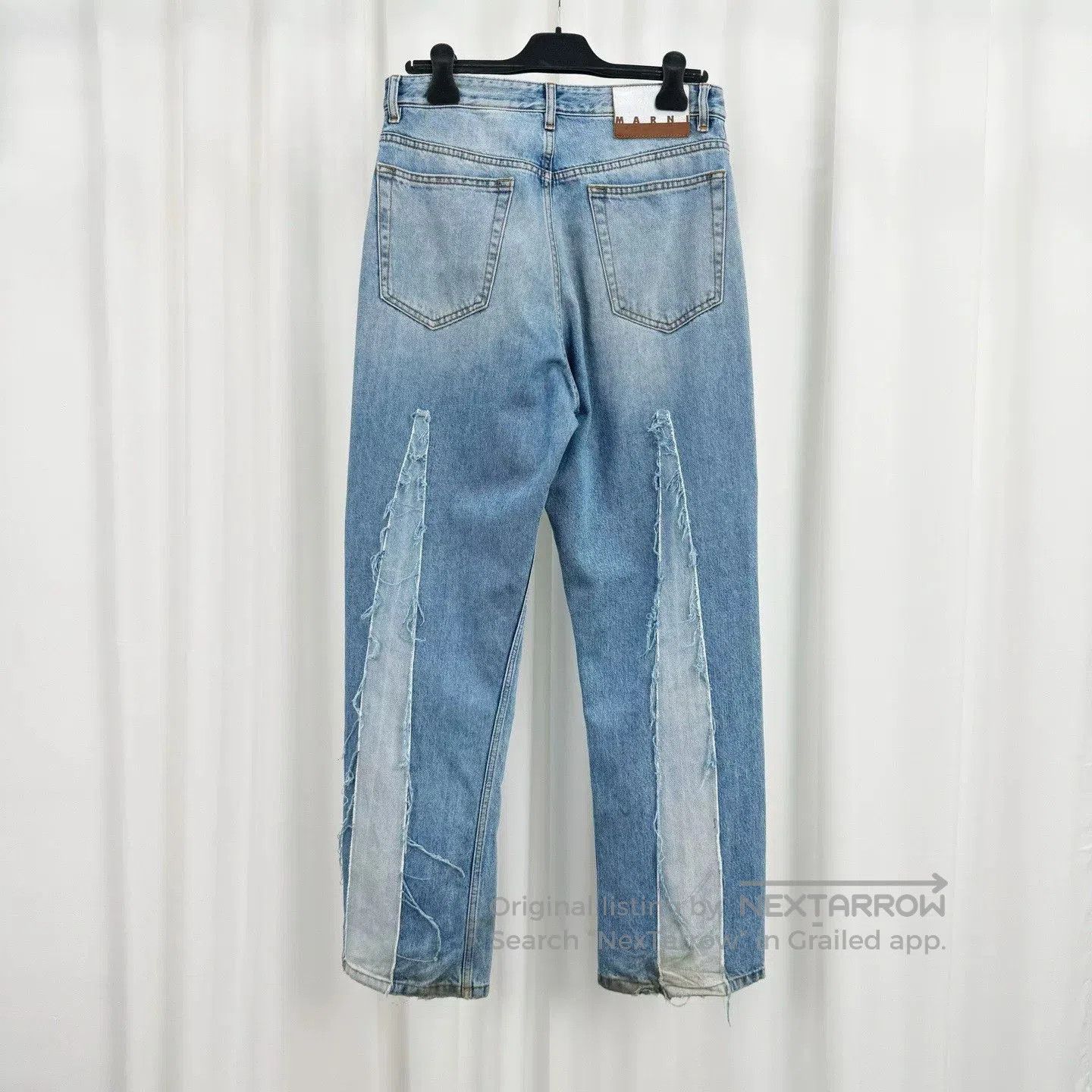 Marni Marni Ice Blue Patchwork Washed Jeans. Size US 32 / EU 48 - 2 Thumbnail