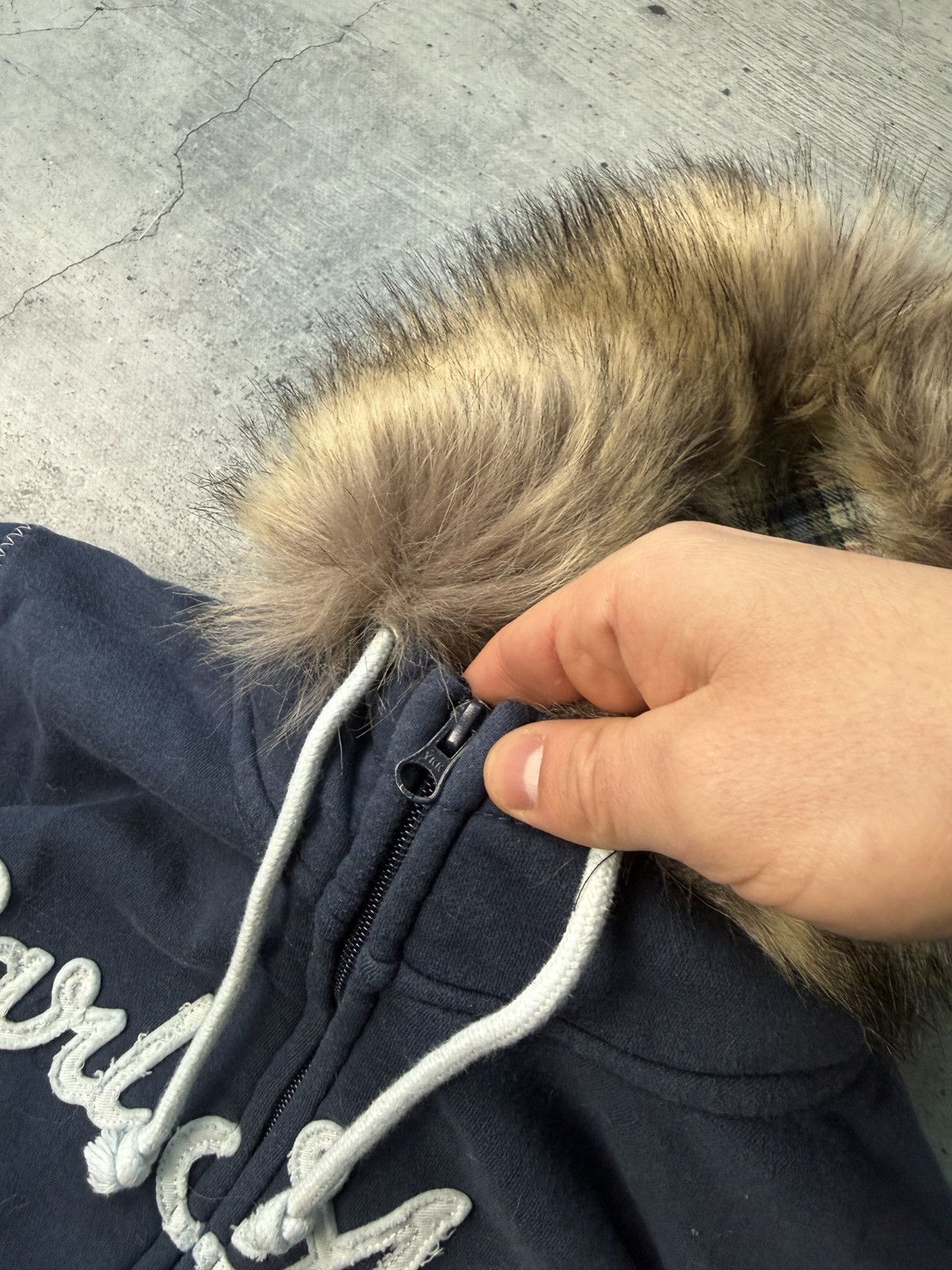 Beauty Beast Japanese Vintage Y2K ifsixwasnine Style Fur Hood Zip Hoodie Size US S / EU 44-46 / 1 - 6 Thumbnail