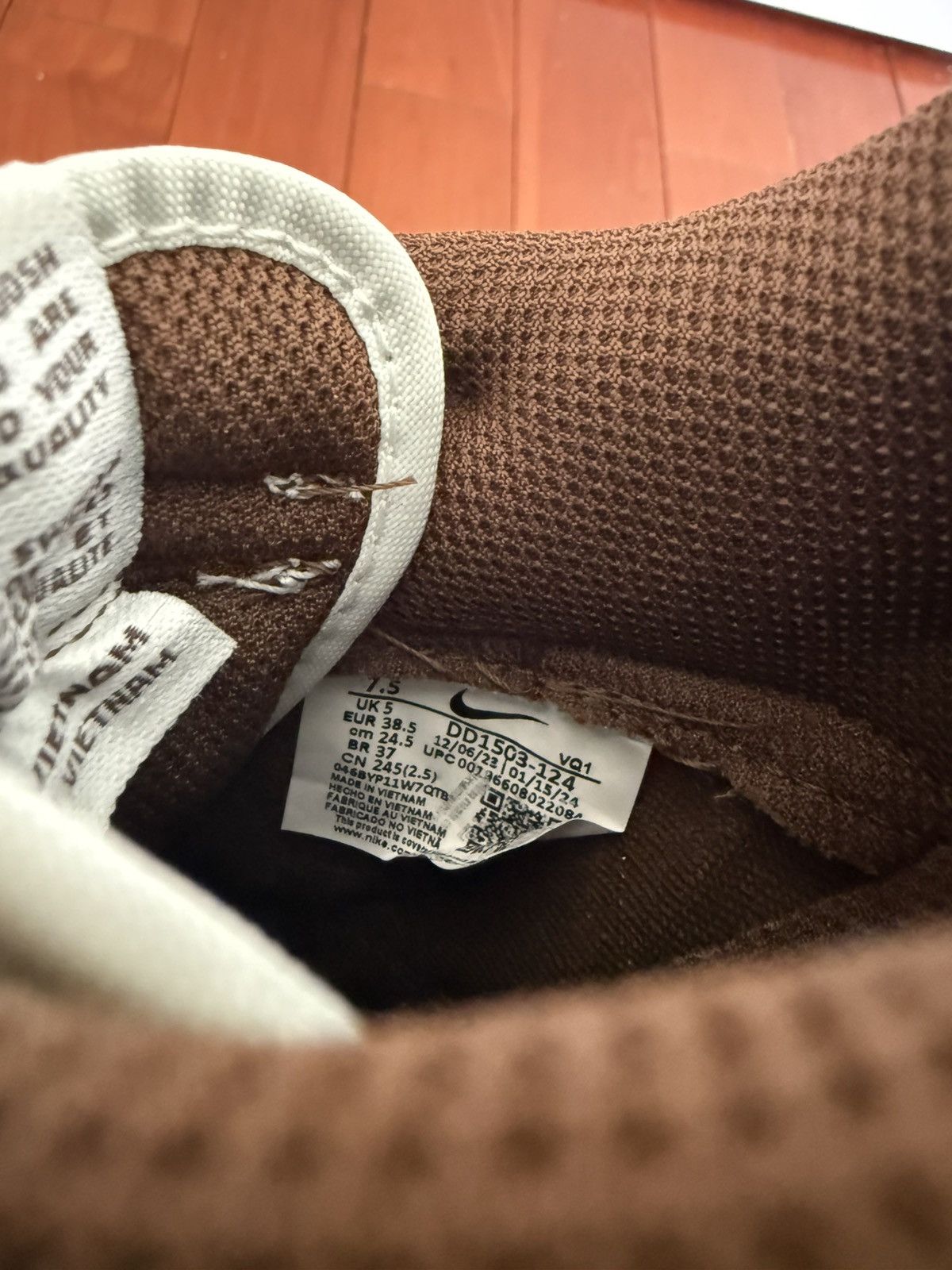 Nike Nike Brown Dunk Lows Size US 7.5 / IT 37.5 - 7 Thumbnail