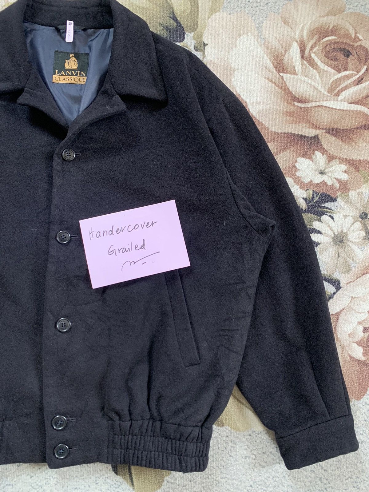 Lanvin Vintage Lanvin Classique Cashmere Buttons Jacket Size US L / EU 52-54 / 3 - 4 Thumbnail