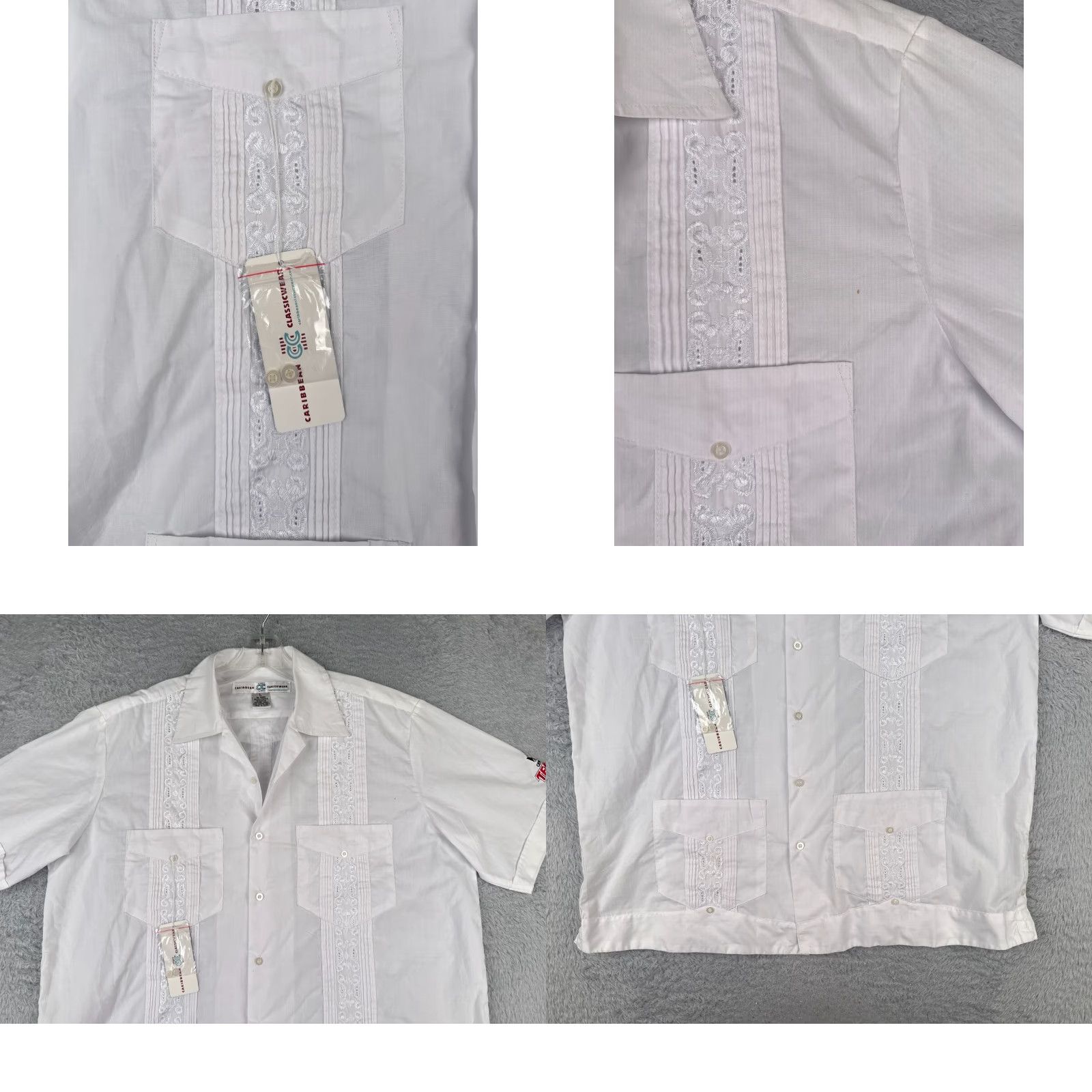 Vintage Caribbean Classicwear Shirt Adult Large White Poly 4 Pocket NEW READ Caribbean Classicwear Shirt Adult Large White Poly 4 Pocket NEW READ Size US L / EU 52-54 / 3 - 8 Thumbnail