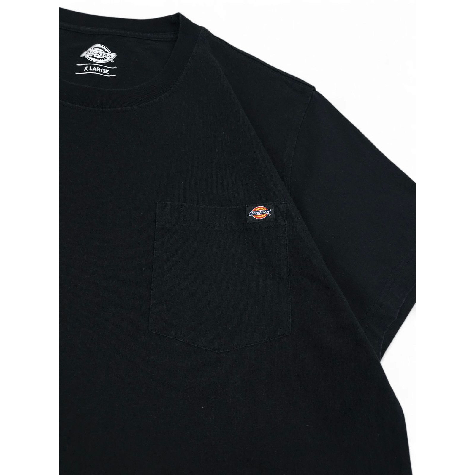 Dickies 💎 Heavy Dickies Black Relaxed T-shirt Pocket Tee Logo Y2K Size US XL / EU 56 / 4 - 3 Thumbnail