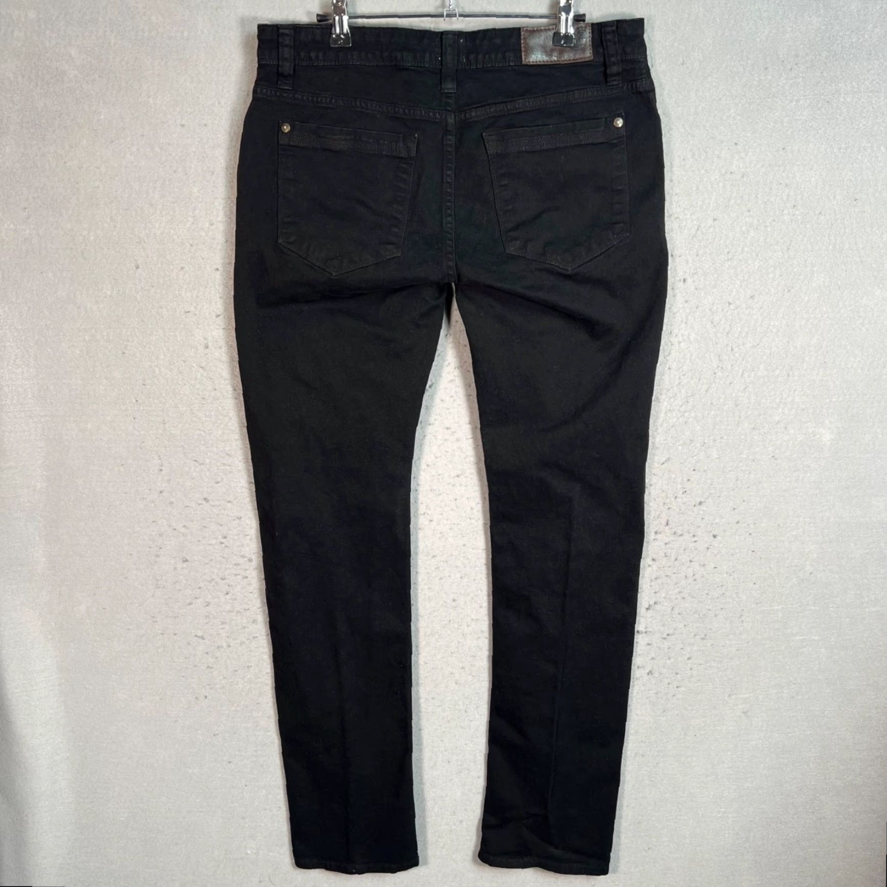 Timberland Timberland Womens Black Slim Fit Jeans Size 42 32 Waist Inseam 32 Denim 5-Pocket Logo Regular Mens Womens Girls? Size 28" / US 6 / IT 42 - 2 Thumbnail
