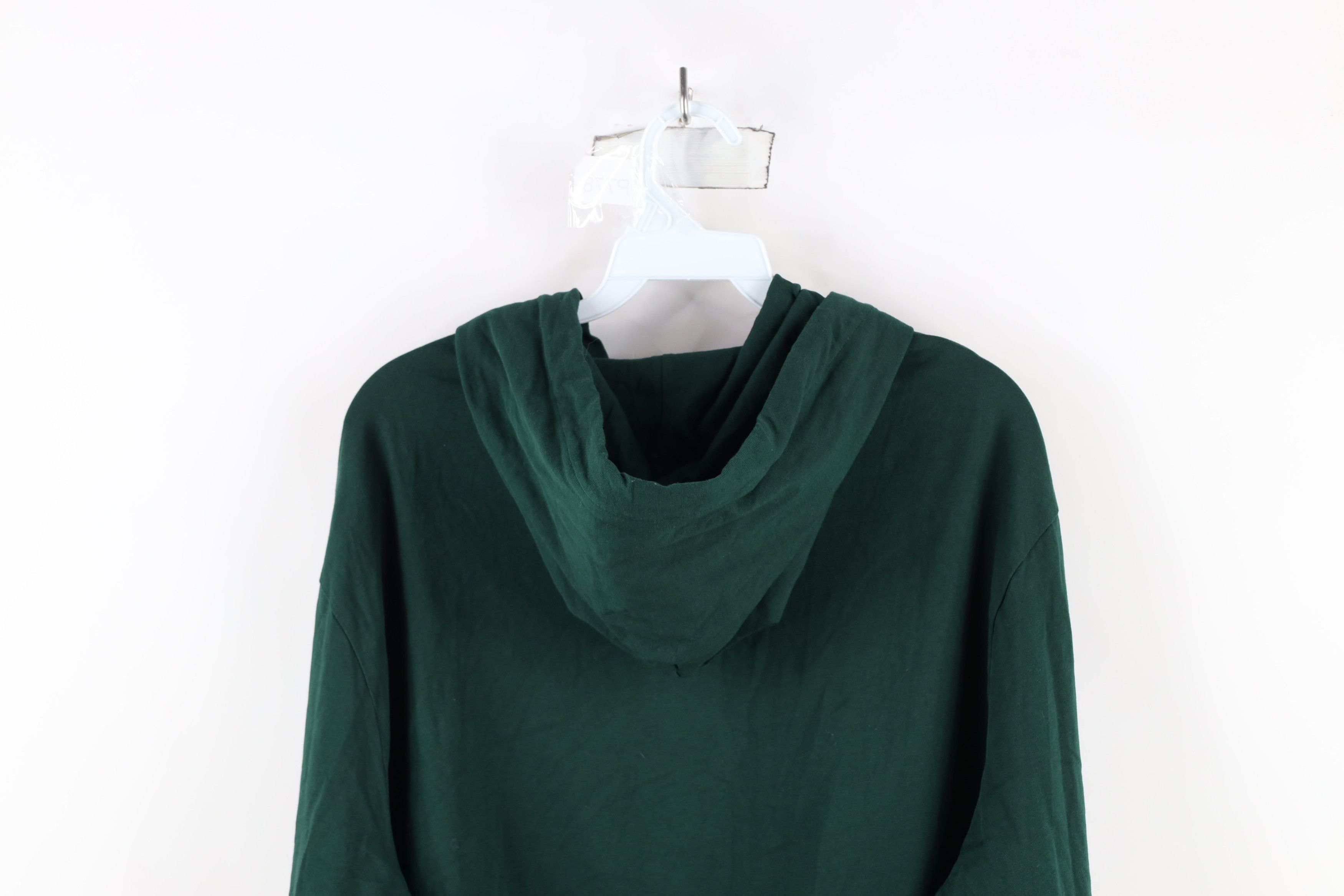 Ralph Lauren × Vintage New Ralph Lauren Long Sleeve Hoodie Hooded T-Shirt Green Size US XL / EU 56 / 4 - 10 Thumbnail