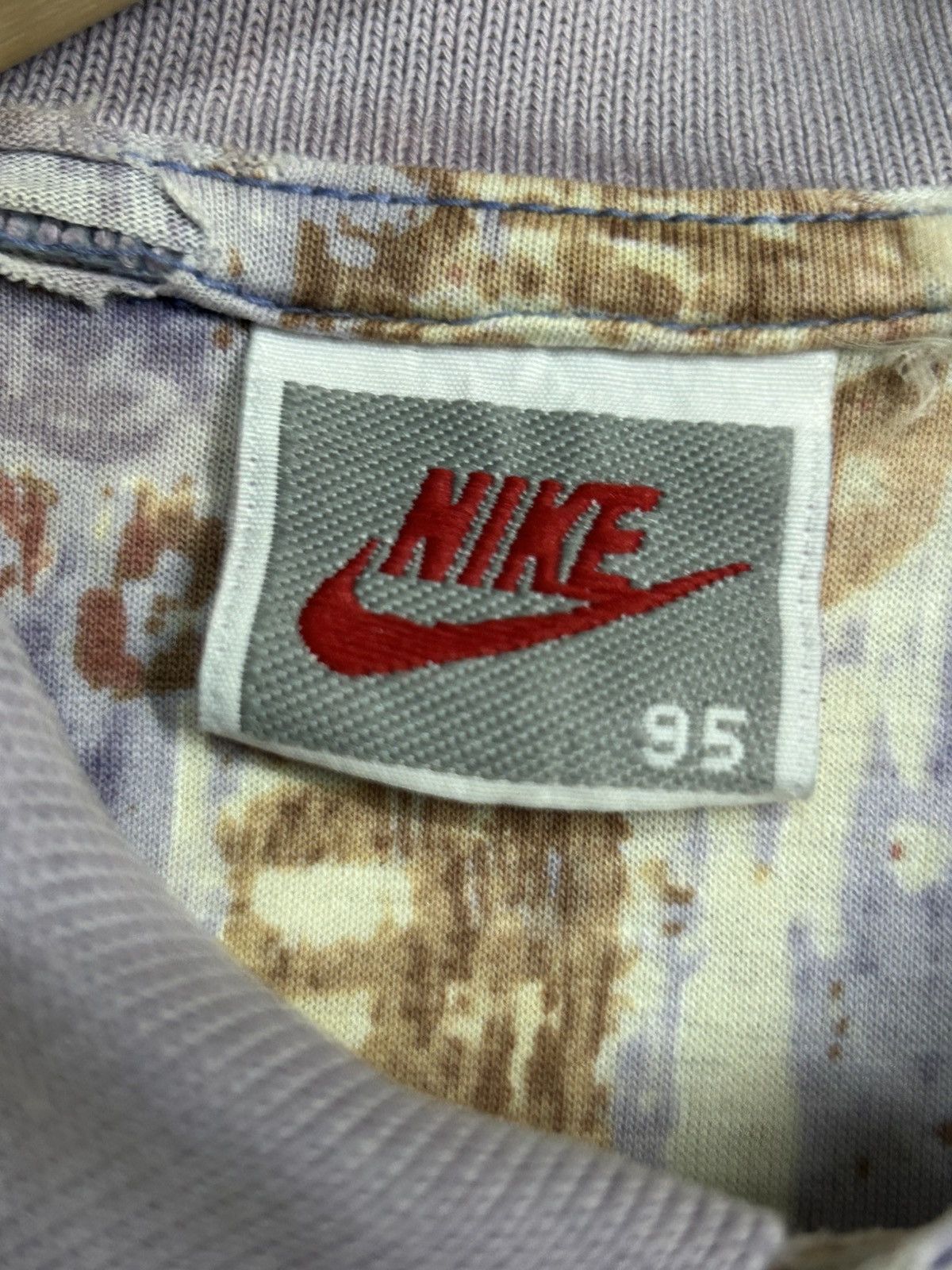 Nike × Vintage vintage abstract nike Polo tee Size US M / EU 48-50 / 2 - 9 Thumbnail