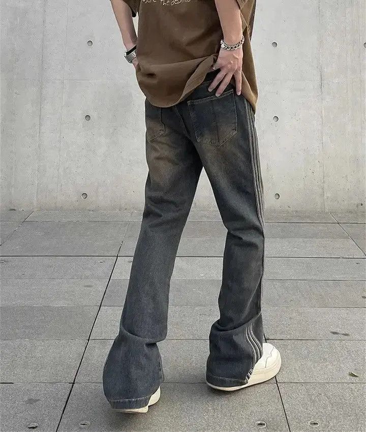 Japanese Brand Y2K Men Slim Flared Jeans Size US 32 / EU 48 - 5 Thumbnail
