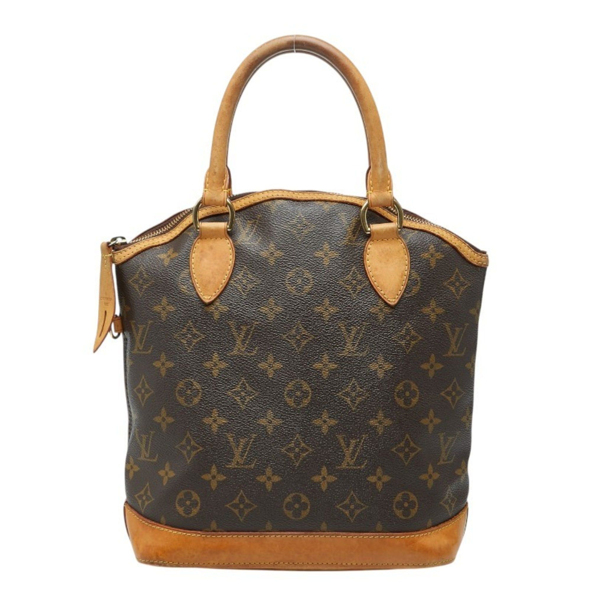 Louis Vuitton Louis Vuitton Monogram Lockit Handbag M40102 Brown Leather Women's LOUIS VUITTON Size ONE SIZE - 1 Thumbnail