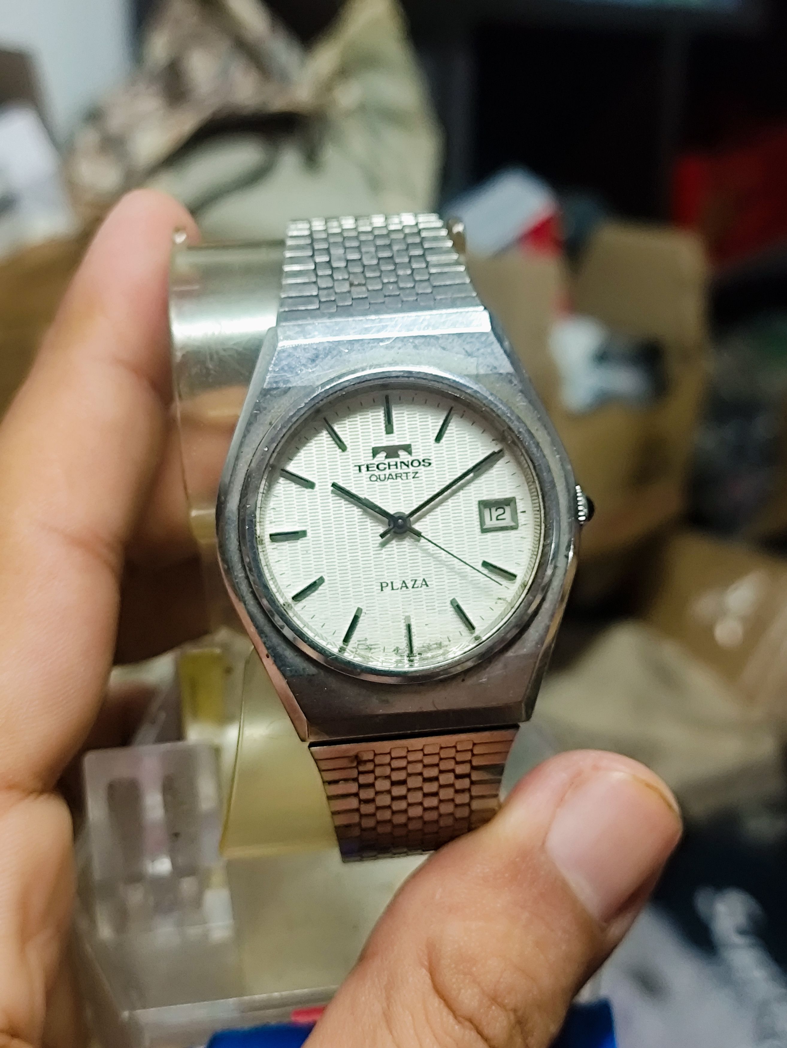 Japanese Brand Vintage Technos plaza Watch Quartz engine Size ONE SIZE - 4 Thumbnail