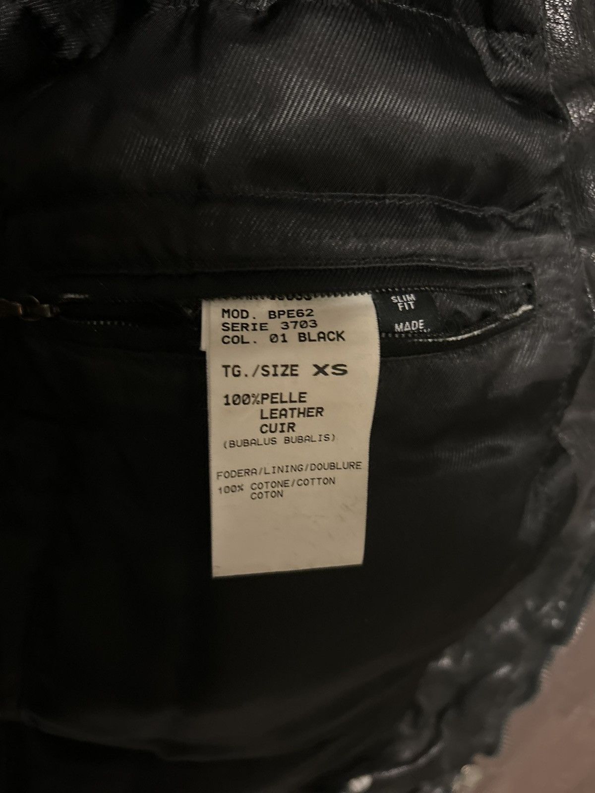 Neil Barrett AW09 Neil Barett waxed leather jacket Size US S / EU 44-46 / 1 - 5 Thumbnail