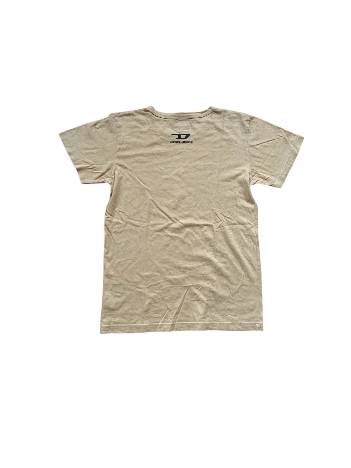 Diesel × Vintage Diesel | Soft Yellow Logo T-Shirt Size US S / EU 44-46 / 1 - 2 Thumbnail