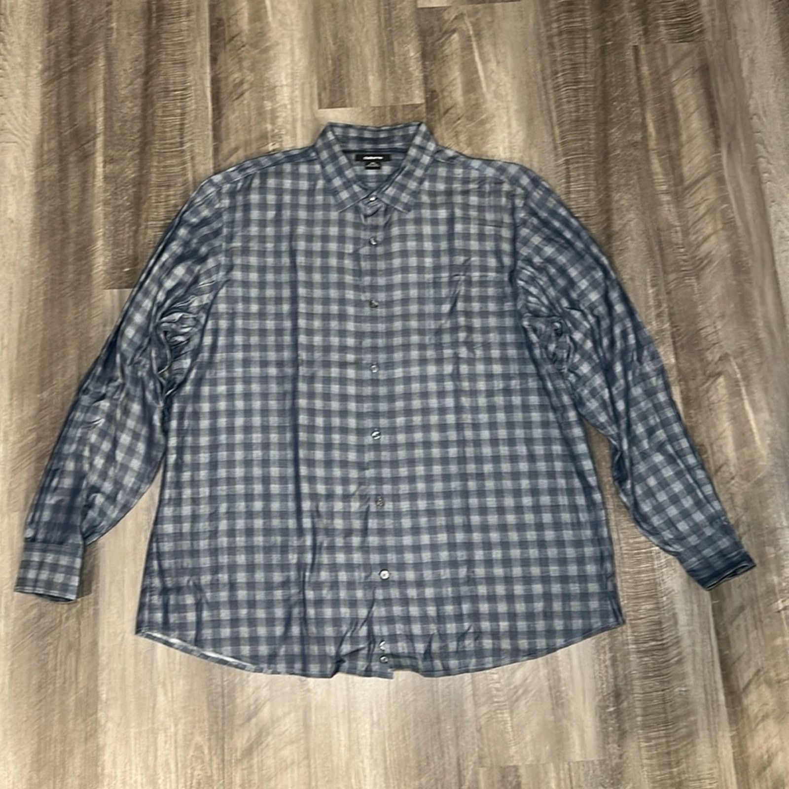 Liz Claiborne Claiborne Long Sleeve Button Down - 2XL Size US XXL / EU 58 / 5 - 2 Thumbnail