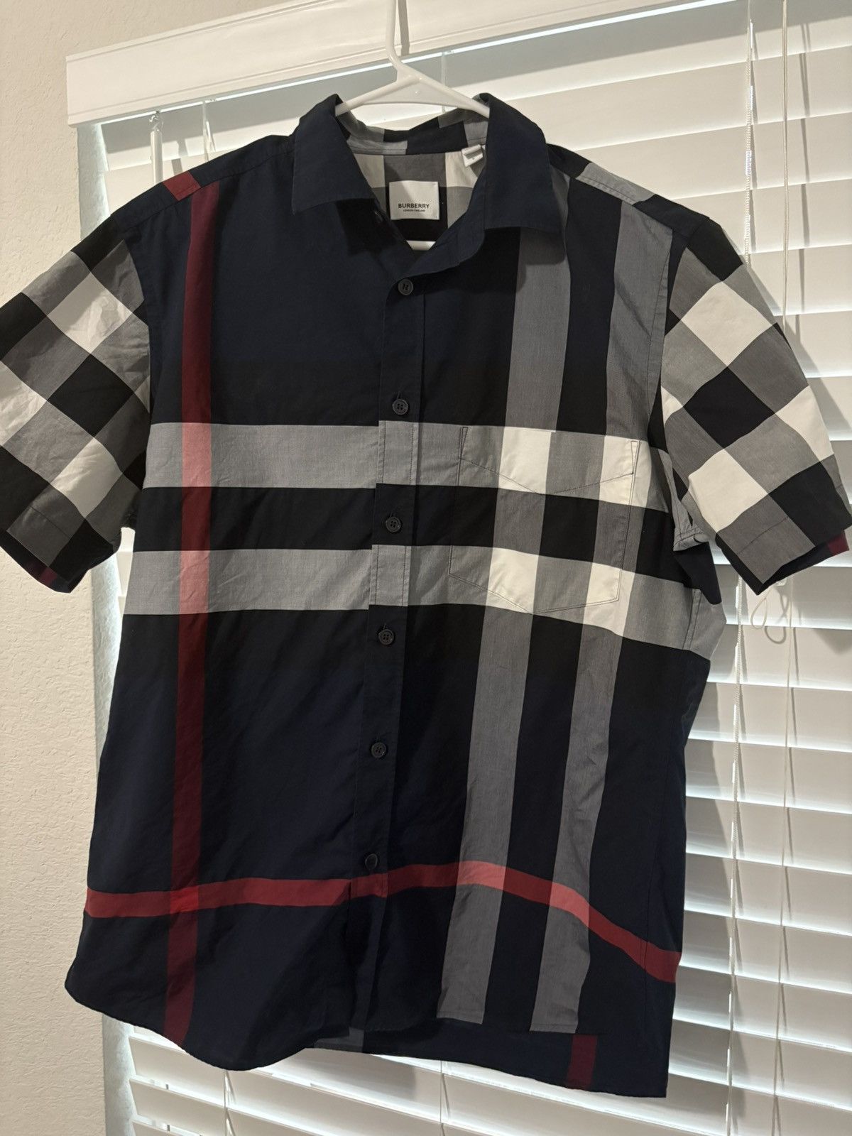 Burberry Burberry Check Cotton Shirt Size US L / EU 52-54 / 3 - 1 Thumbnail