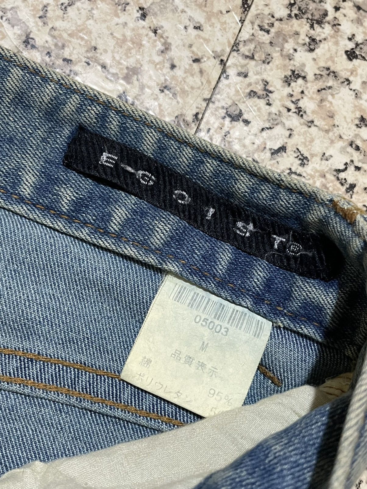 EGOIST Vintage EGOIST Y2K Sand Wash Flare Denim Pants LGB Style Size 27" / US 4 / IT 40 - 10 Thumbnail
