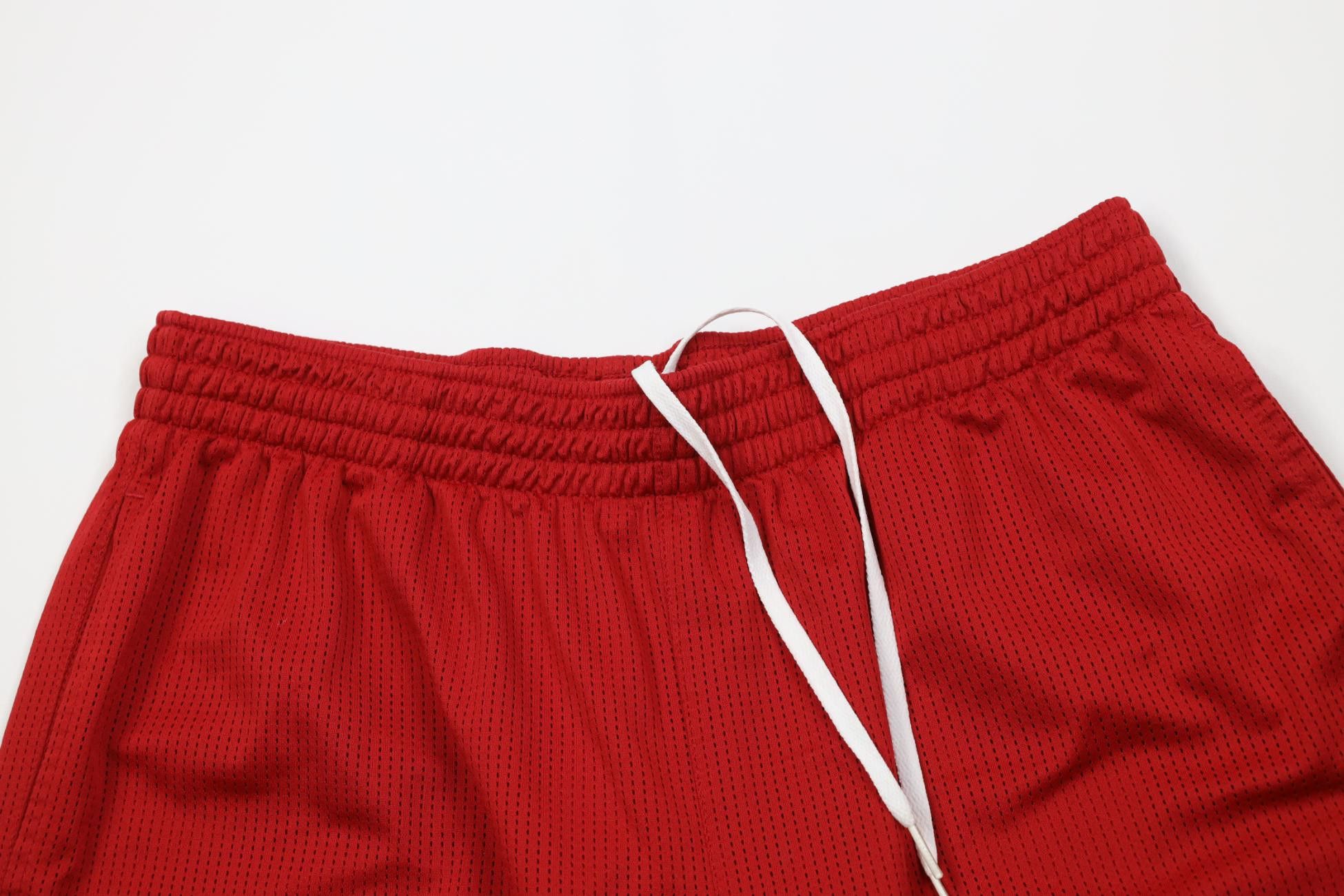 Nike Vintage Y2K Nike Mini Swoosh Mesh Basketball Shorts Red Size US 34 / EU 50 - 2 Thumbnail