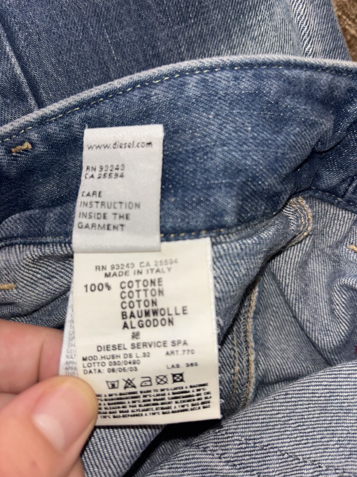 Diesel Vintage Diesel Jeans Size 27" / US 4 / IT 40 - 4 Thumbnail
