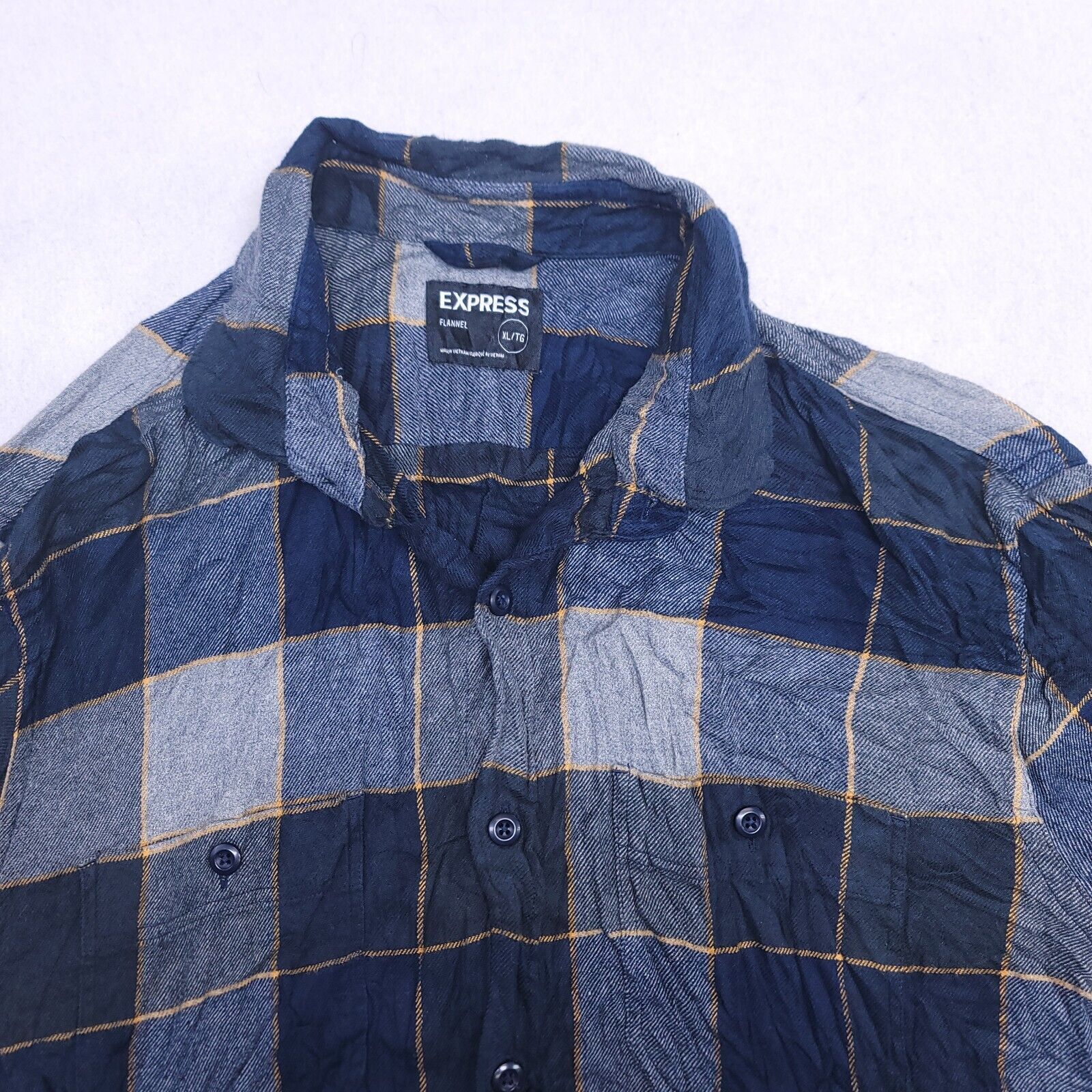 Express Express Buffalo Check Flannel Button Up Shirt Mens Size XL Size US XL / EU 56 / 4 - 1 Thumbnail