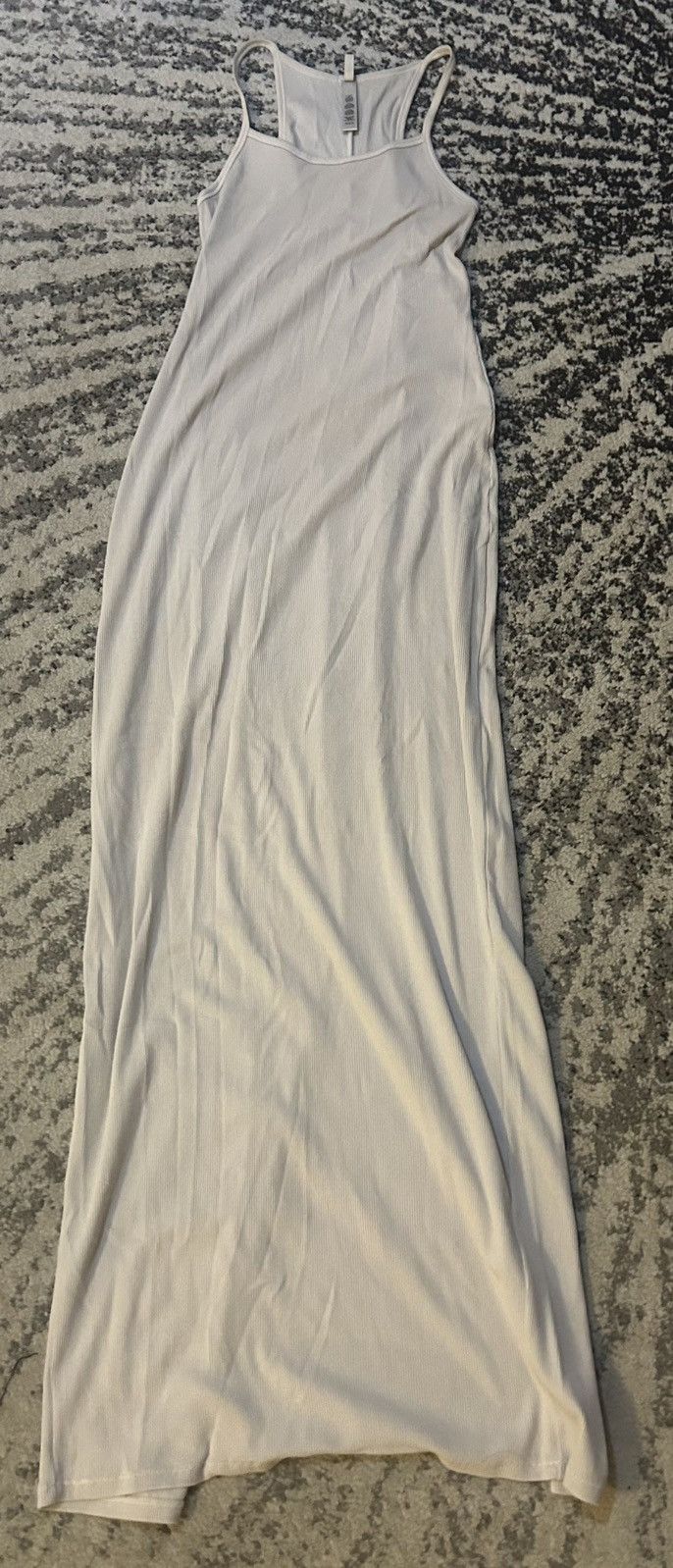 SKIMS Skims Cotton Rib Maxi Dress Stone Size M / US 6-8 / IT 42-44 - 2 Thumbnail