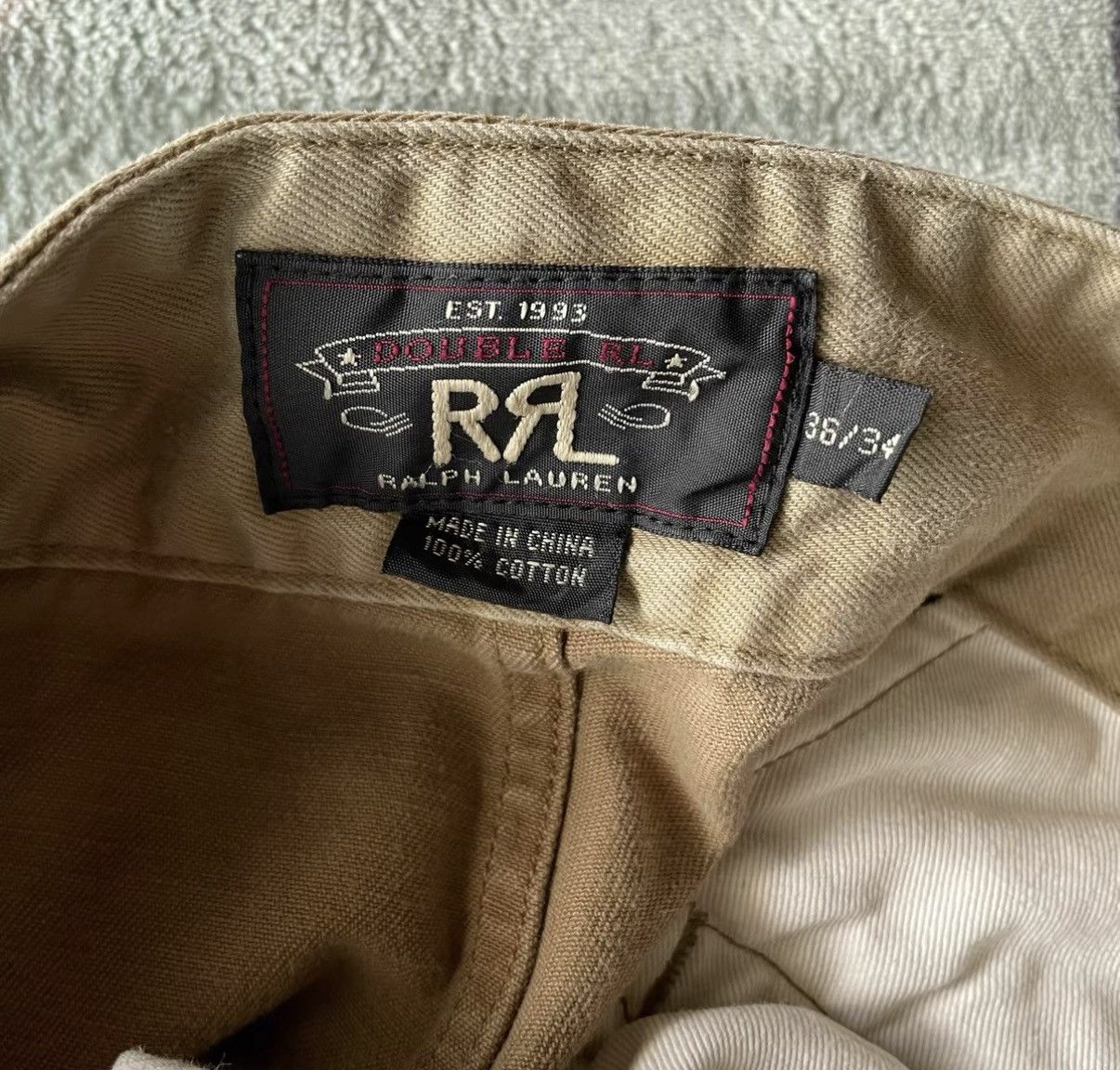 RRL Ralph Lauren RRL Ralph Lauren Double RL Gurkha Khaki Officer Pants K22 Size US 36 / EU 52 - 3 Thumbnail