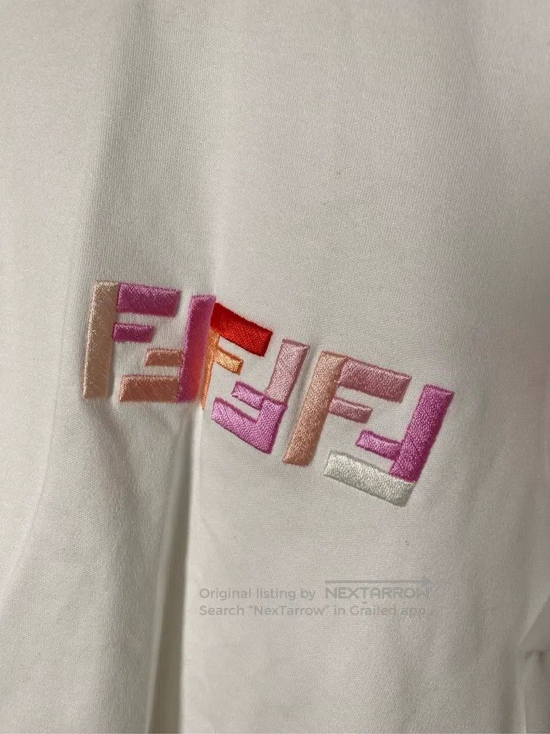 Fendi Fendi Pink Letter Short Sleeve Size XS / US 0-2 / IT 36-38 - 3 Thumbnail