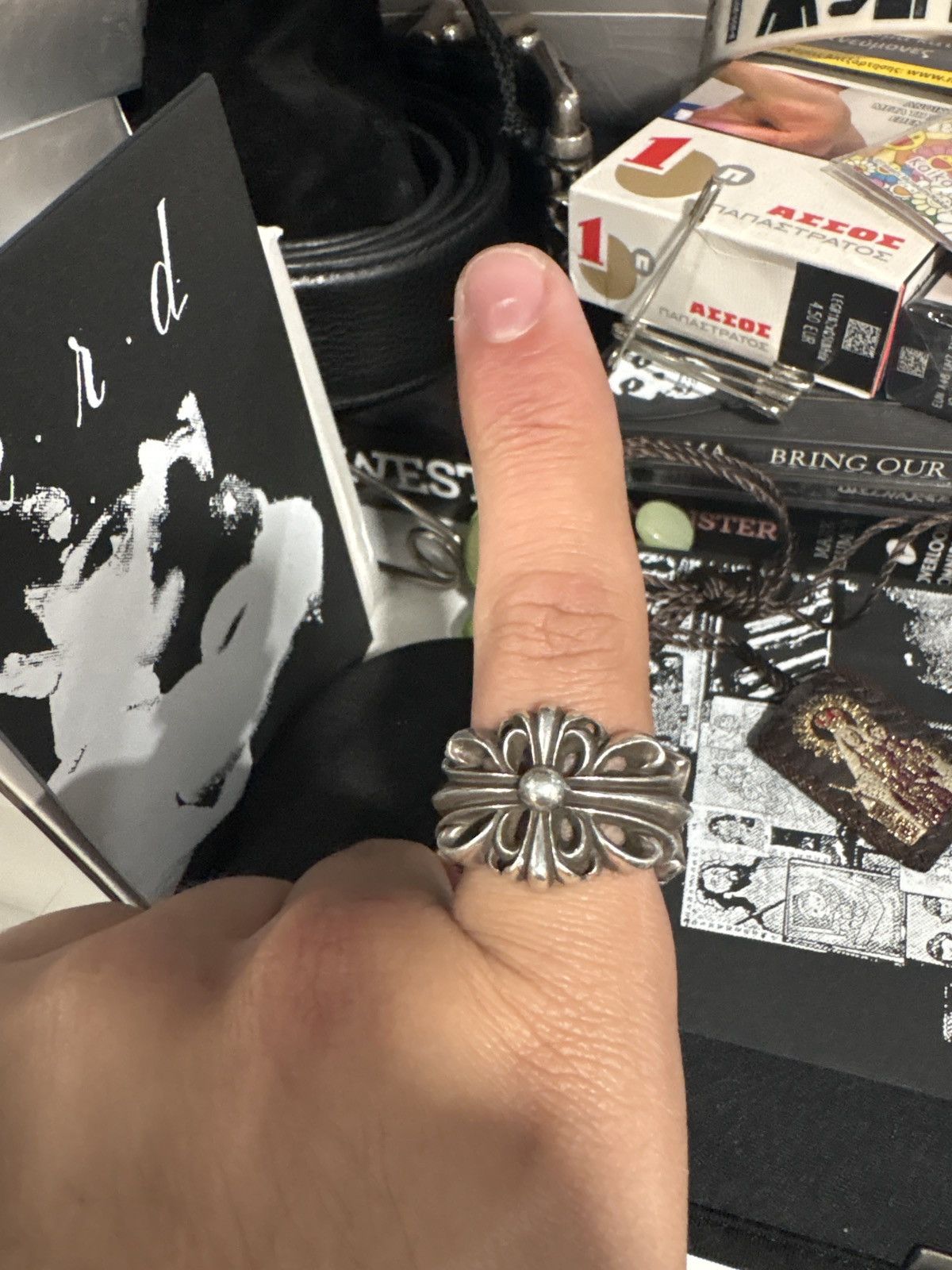 Chrome Hearts Chrome Hearts Double Floral Ring Size ONE SIZE - 18 Thumbnail
