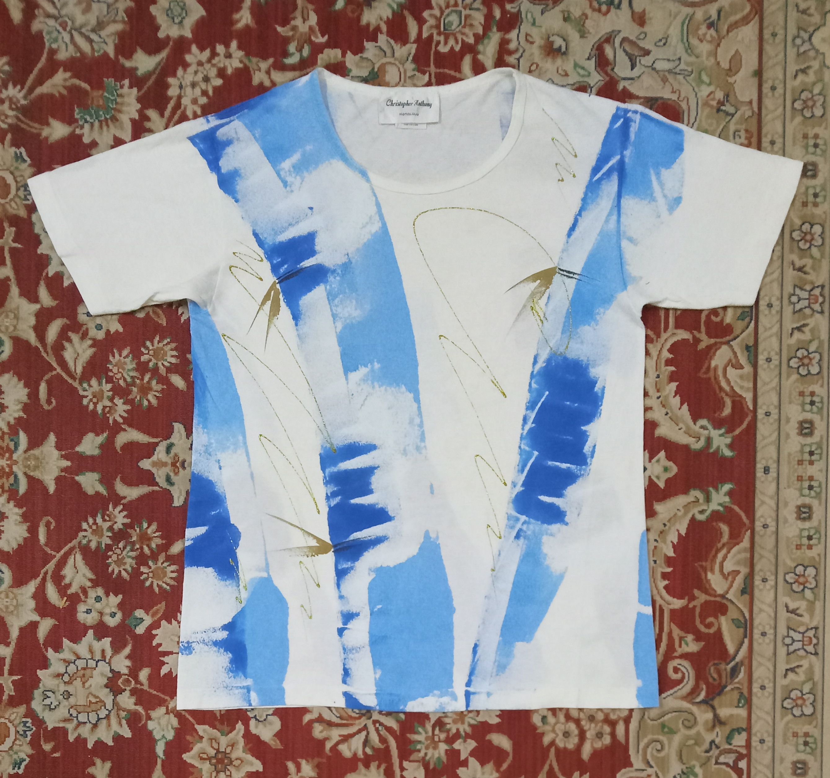 Anvil × Vintage Vintage Christopher Anthony Honolulu Art T Shirt Size S / US 4 / IT 40 - 1 Thumbnail