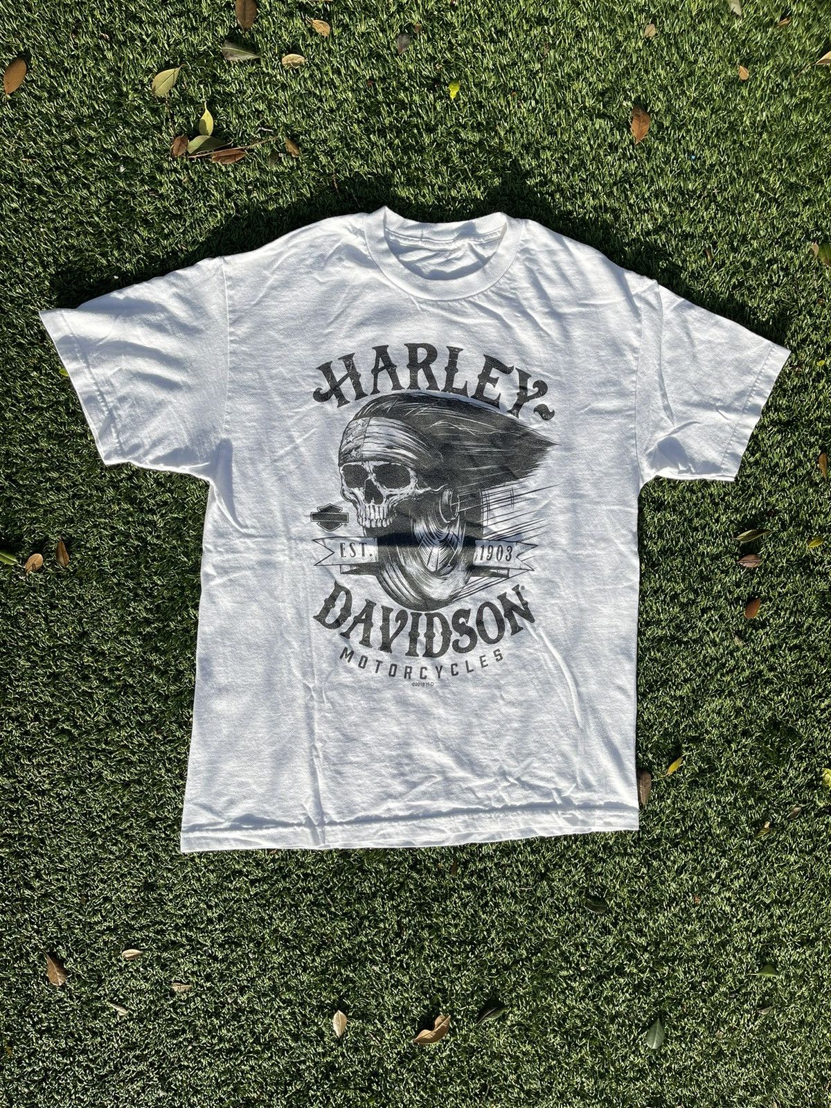 Harley Davidson × Vintage Harley Davidson graphic T-shirt Size US L / EU 52-54 / 3 - 1 Thumbnail