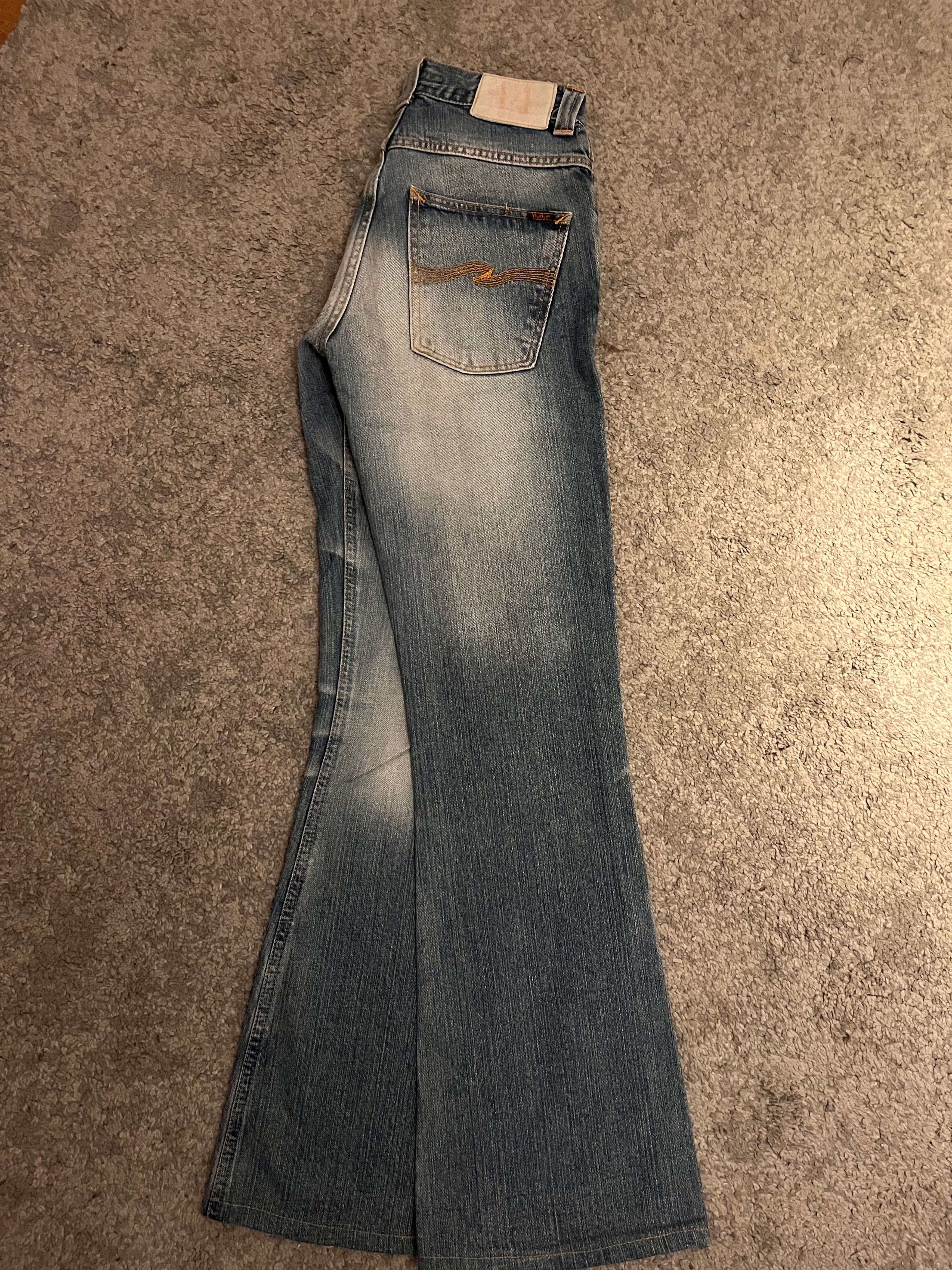 Nudie Jeans Nudie x Maria Erixon Flare Glenn 2001-2004 Candiani W27 L31 Size 36" / US 14 / IT 50 - 2 Thumbnail