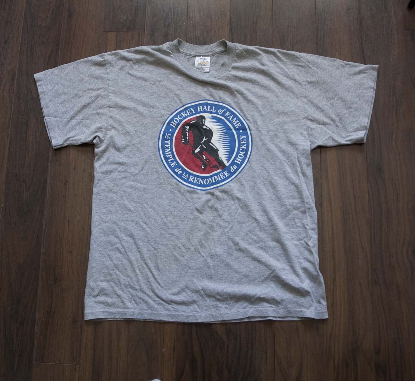 NHL Hockey Hall of Fame NHL T Shirt Size XL Gray Size US XL / EU 56 / 4 - 1 Thumbnail