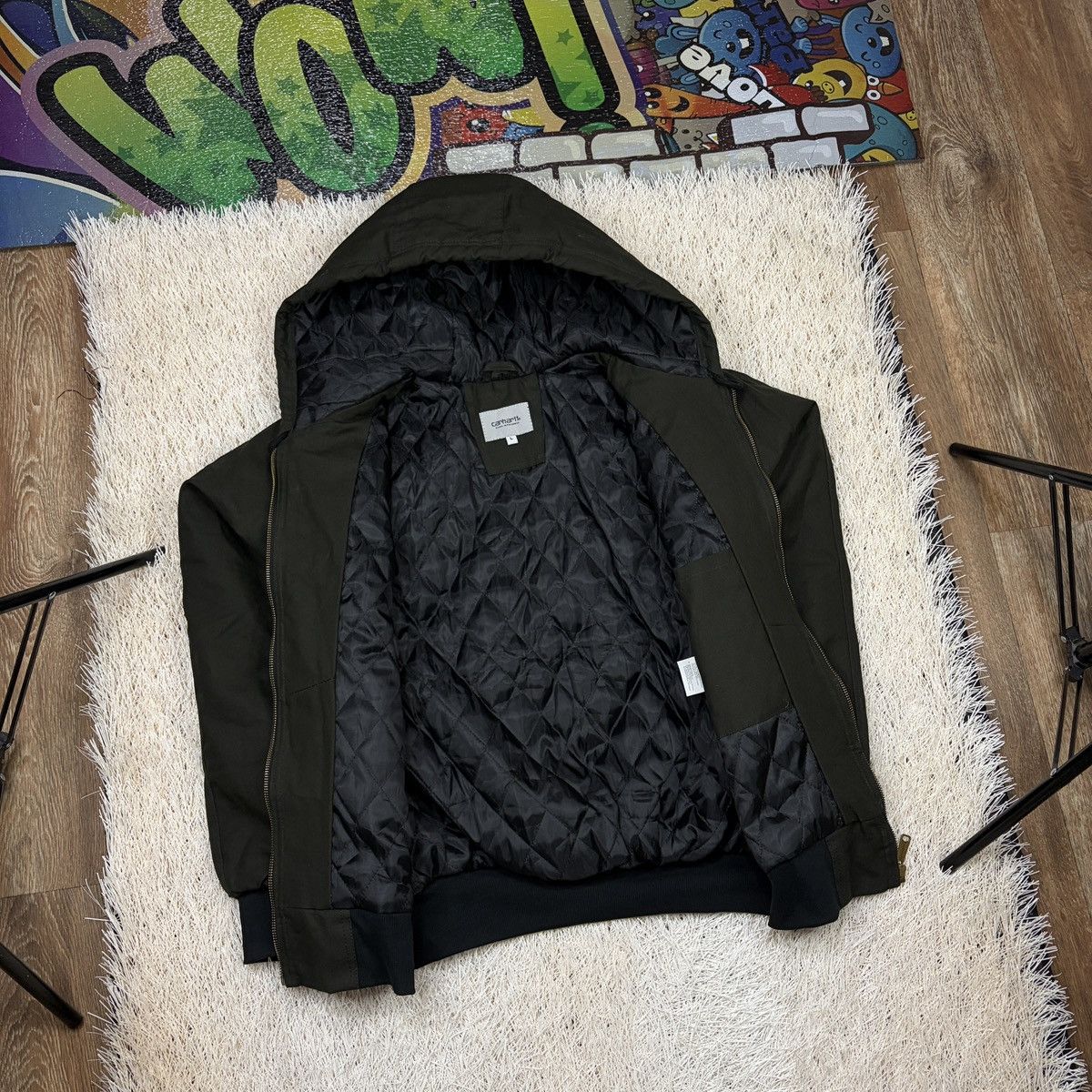 Carhartt Carhartt WIP Active Jacket Regular olive men’s size Large Size US L / EU 52-54 / 3 - 3 Thumbnail