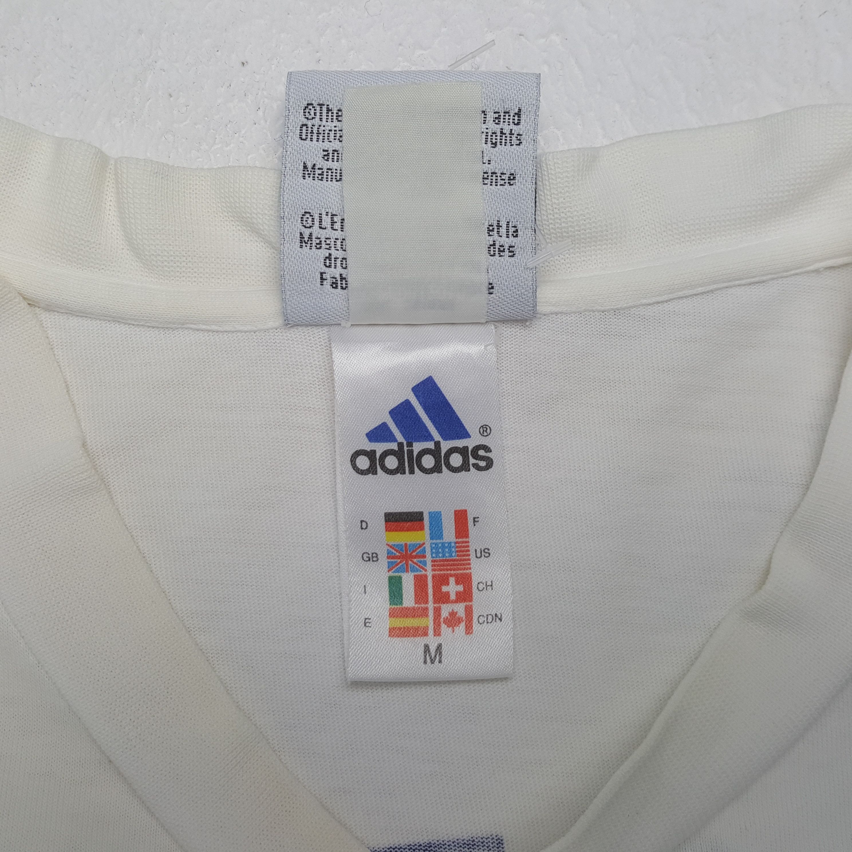 Vintage ADIDAS FRANCE98 Platini Football Player Tshirt C294N19 Size US M / EU 48-50 / 2 - 6 Thumbnail